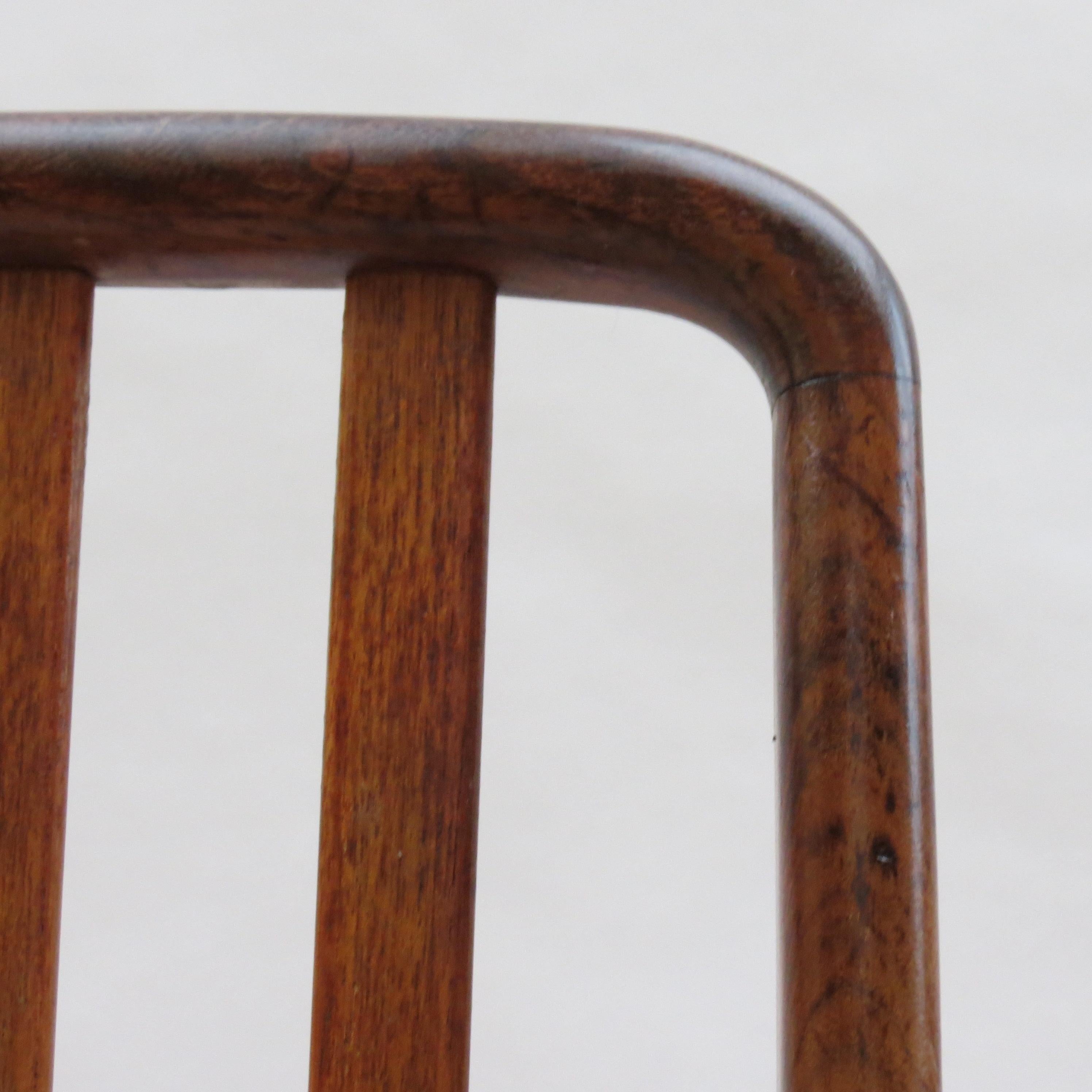 20th Century Midcentury Danish Chair by Svend Madsen 1960s Teak with Leather Seat