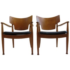 Midcentury Danish Chairs by Peter Hvidt and Orla Molgaard for Portex, 1940s