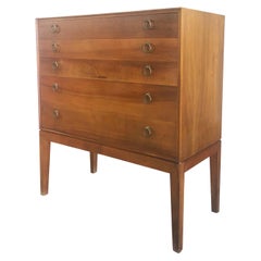 Midcentury Danish Chest of Drawers in the Style of Frits Henningsen