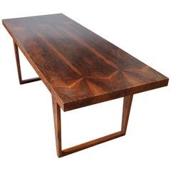 Midcentury Danish Coffee Table in Brazilian Rosewood, 1960s