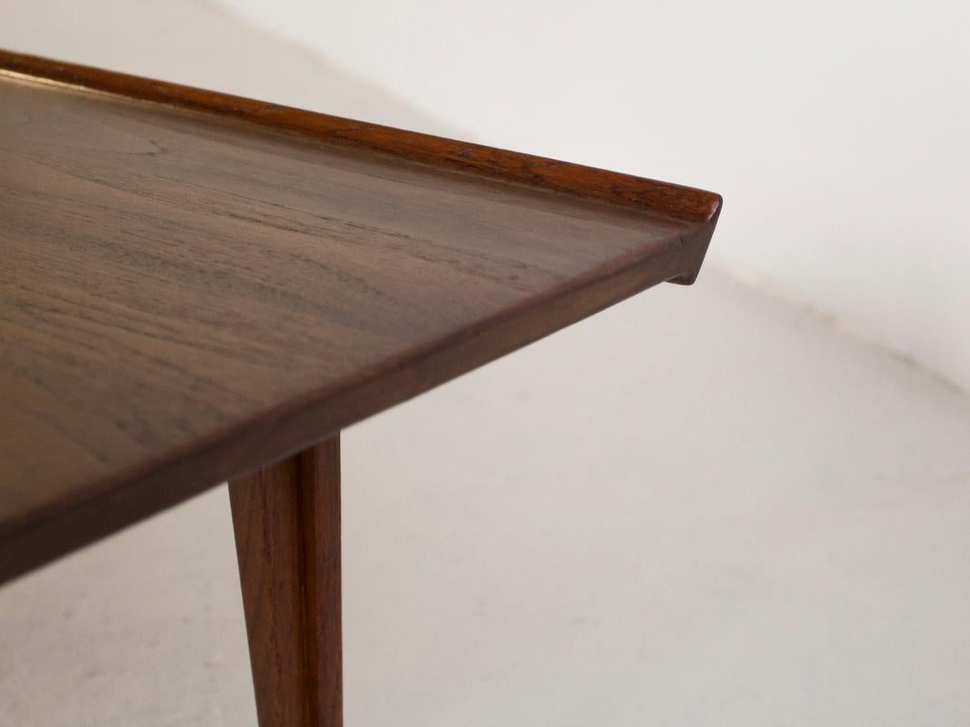 Woodwork Midcentury Danish Coffee Table in Teak by Finn Juhl for France & Søn, 1960s