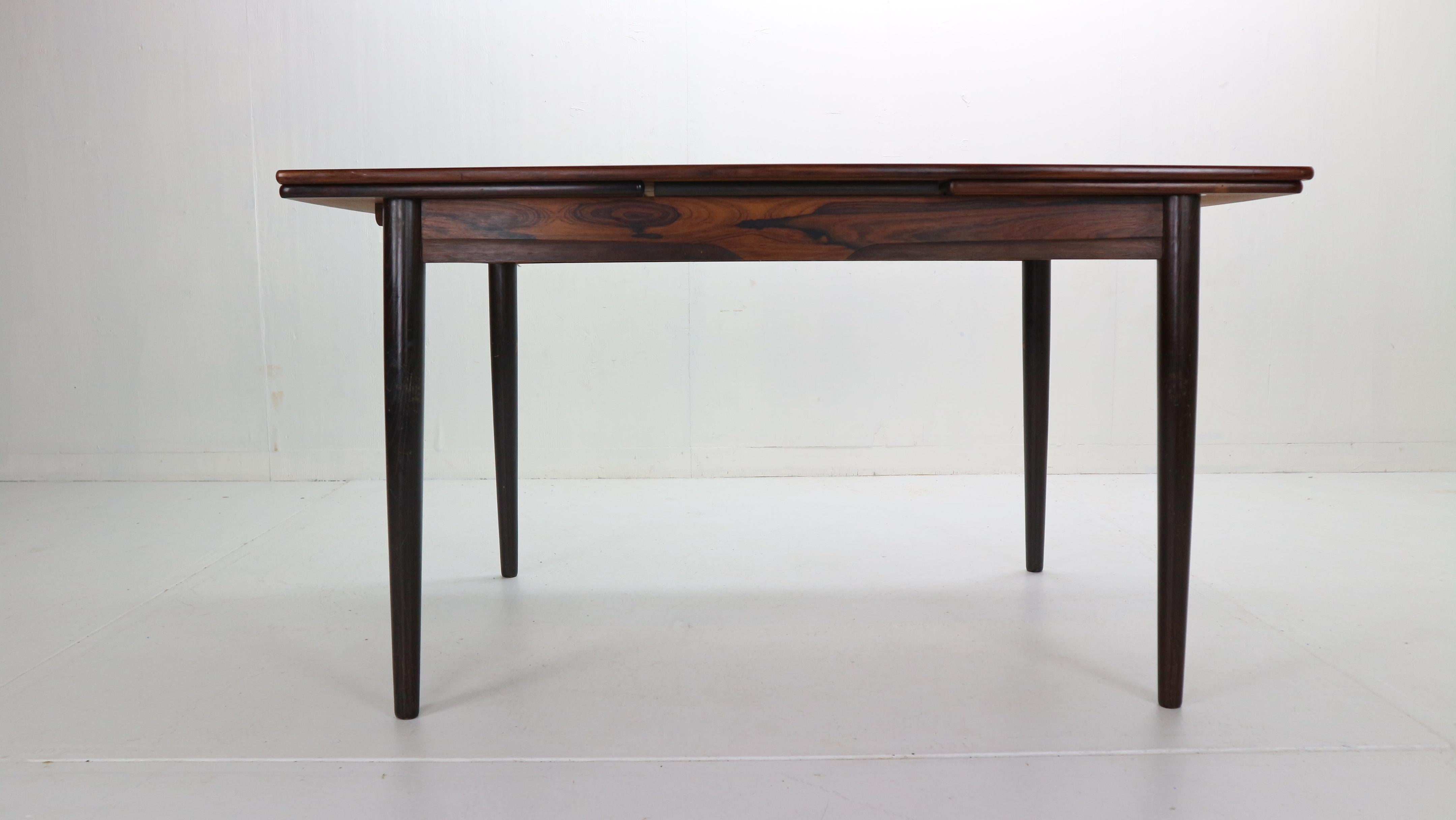 Midcentury Danish Design Extendable Dining Table, 1960s 6