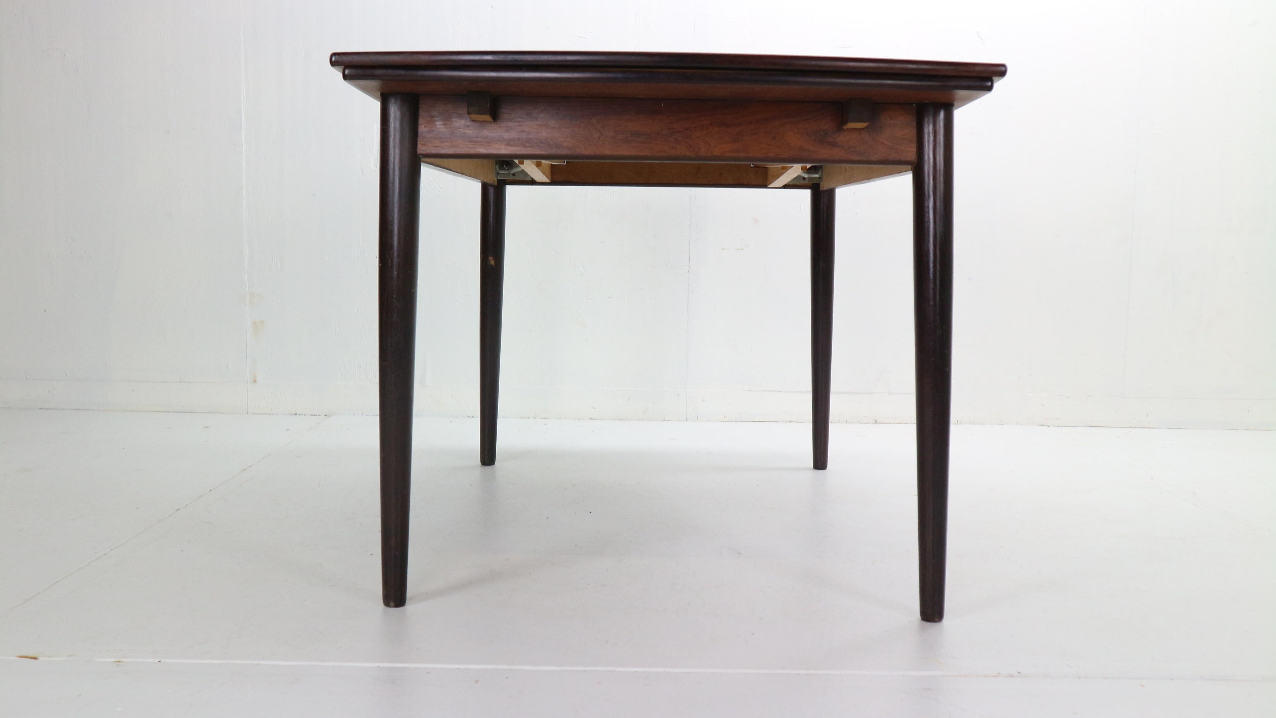 Midcentury Danish Design Extendable Dining Table, 1960s 9