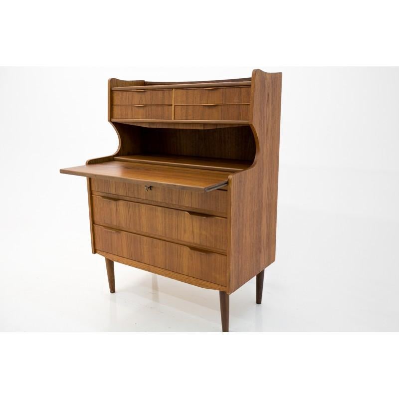 Midcentury Danish Design Secretary / Vanity in Teak, 1960s 1