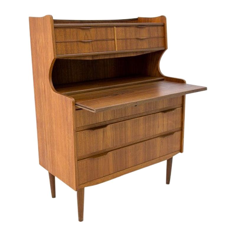 Midcentury Danish Design Secretary / Vanity in Teak, 1960s