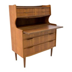 Midcentury Danish Design Secretary / Vanity in Teak, 1960s