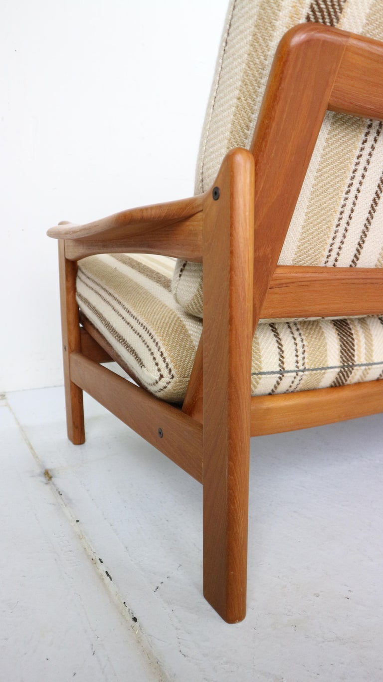 Midcentury Danish Design Teak 3-Seat Sofa by Niels Bach ...