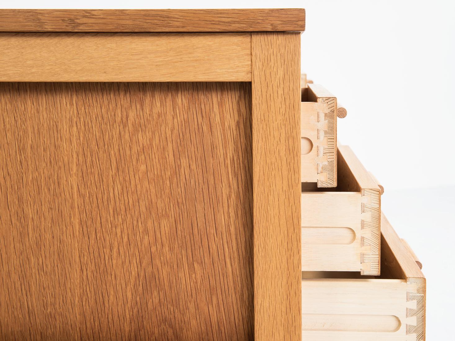 Veneer Midcentury Danish Desk in Oak, 1960s