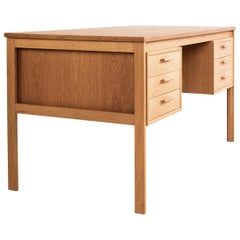 Midcentury Danish Desk in Oak, 1960s