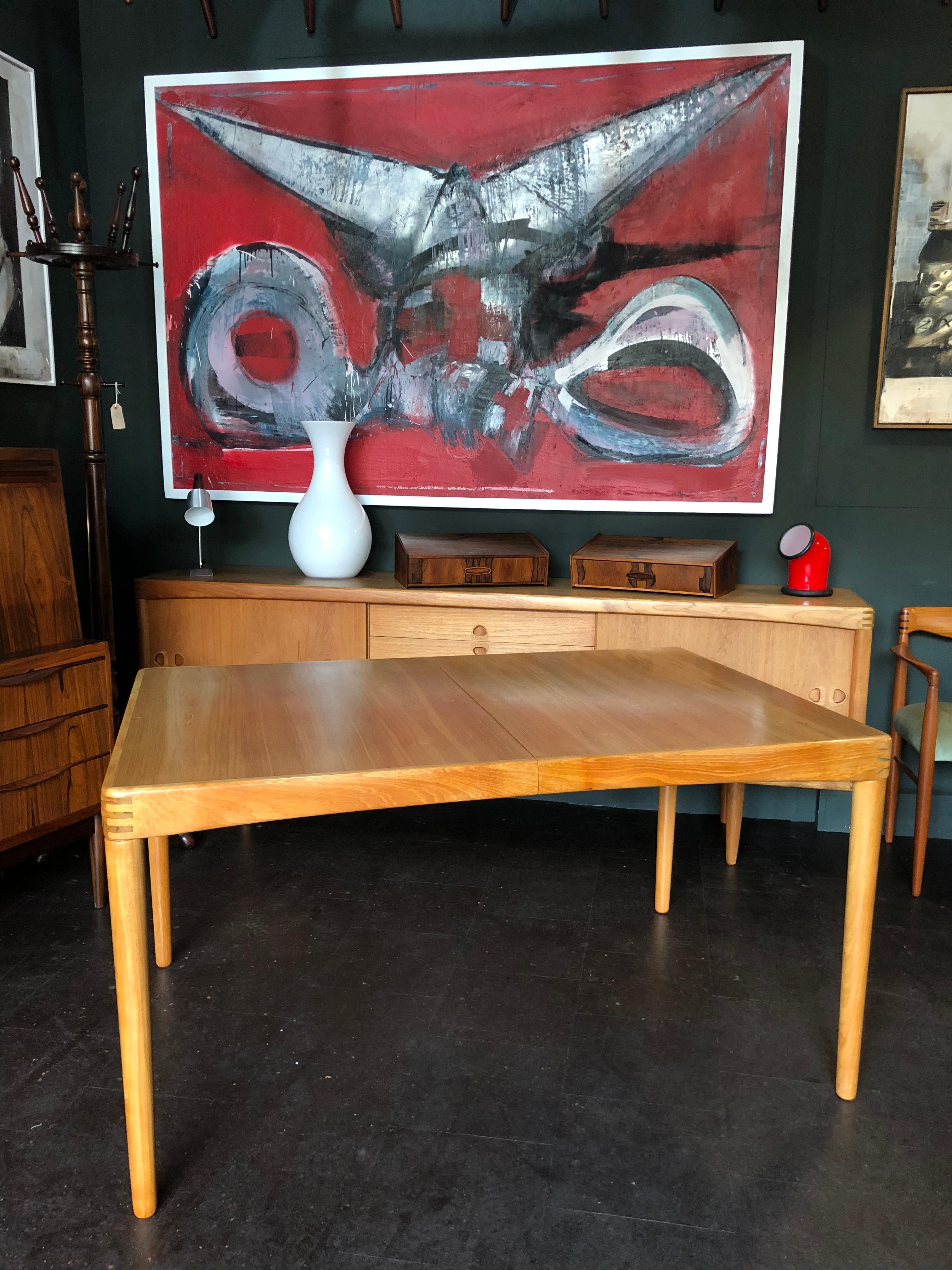 Midcentury Danish Dining Set by HW Klein, Table and 6 Chairs 4