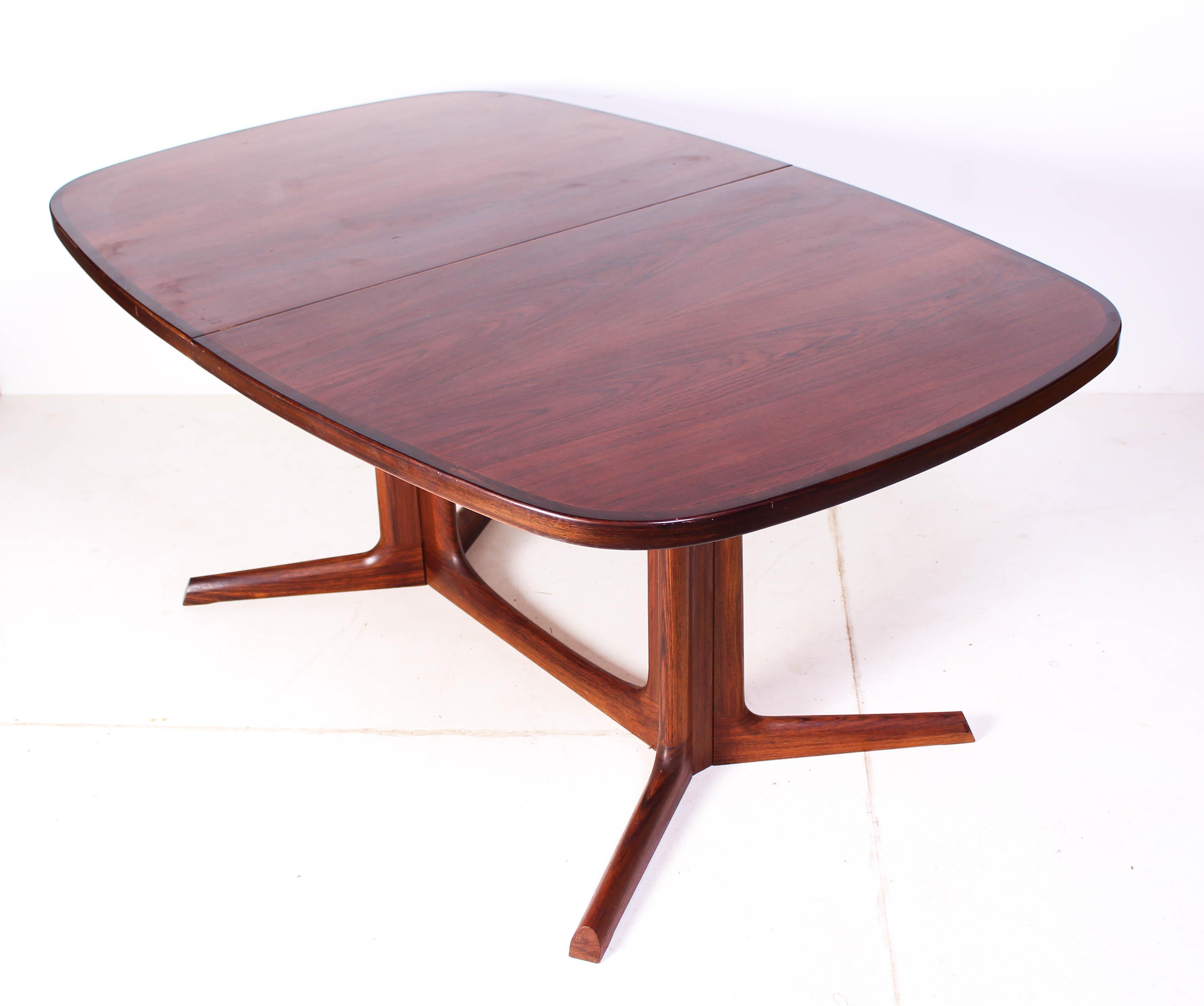 Midcentury Danish Dining Table, Gudme Møbelfabrik, Attributed to Niels O. Møller For Sale 1