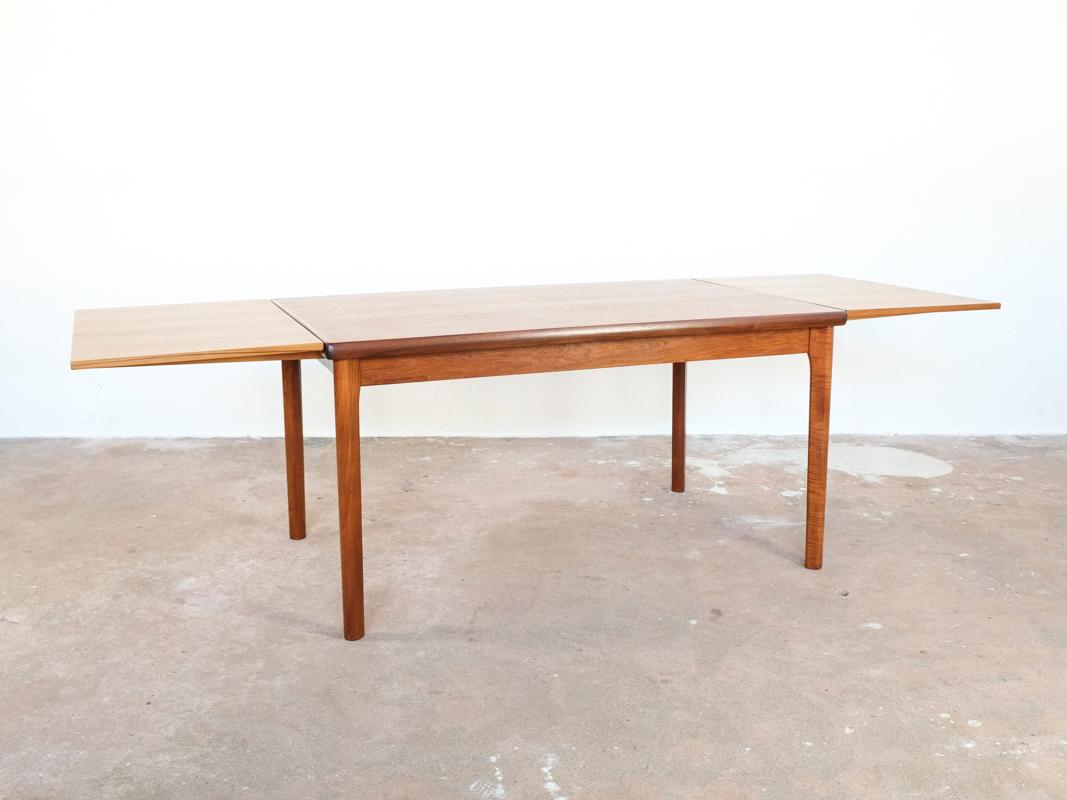 20th Century Midcentury Danish Dining Table in Teak by Henning Kjaernulf for Vejle