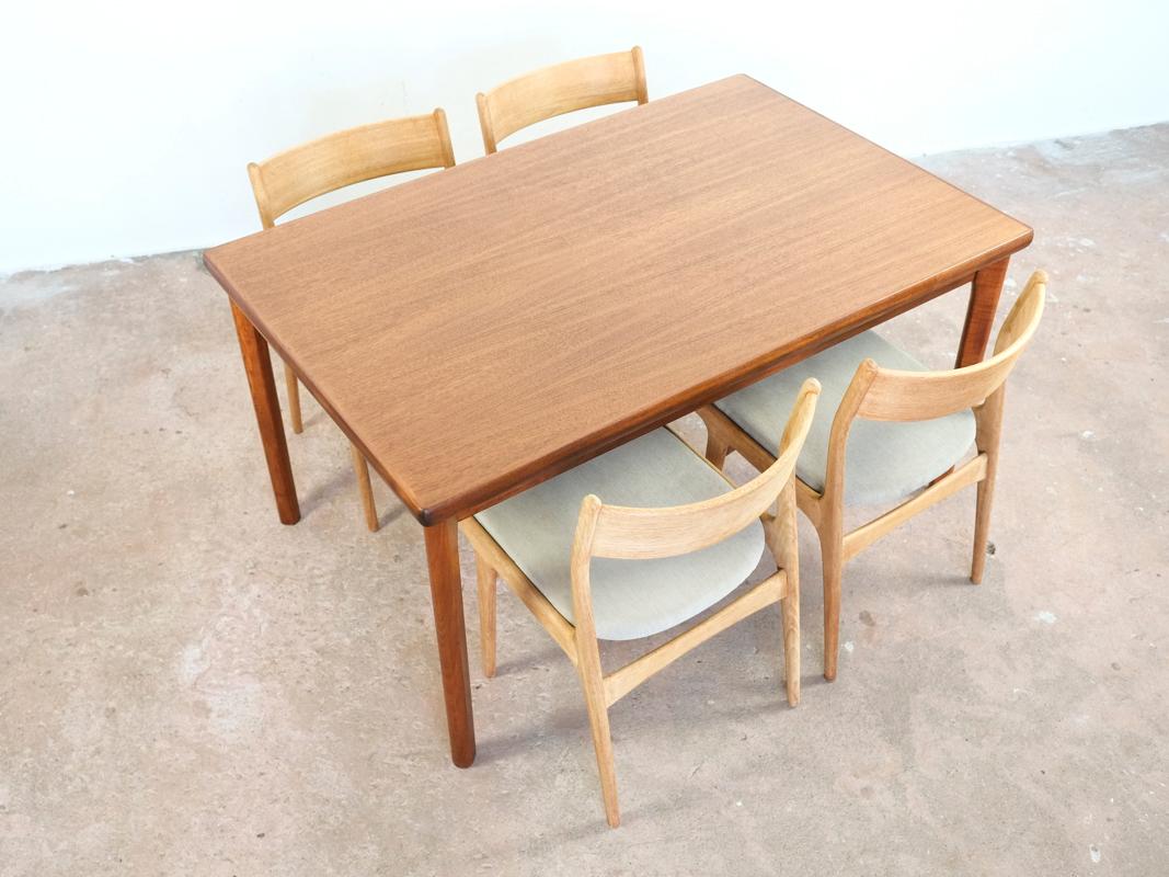 Midcentury Danish Dining Table in Teak by Henning Kjaernulf for Vejle 3