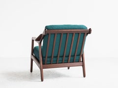 Midcentury Danish Easy Chair in Teak by Brockmann Petersen for Randers