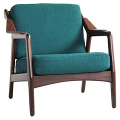 Midcentury Danish Easy Chair in Teak by Brockmann Petersen for Randers