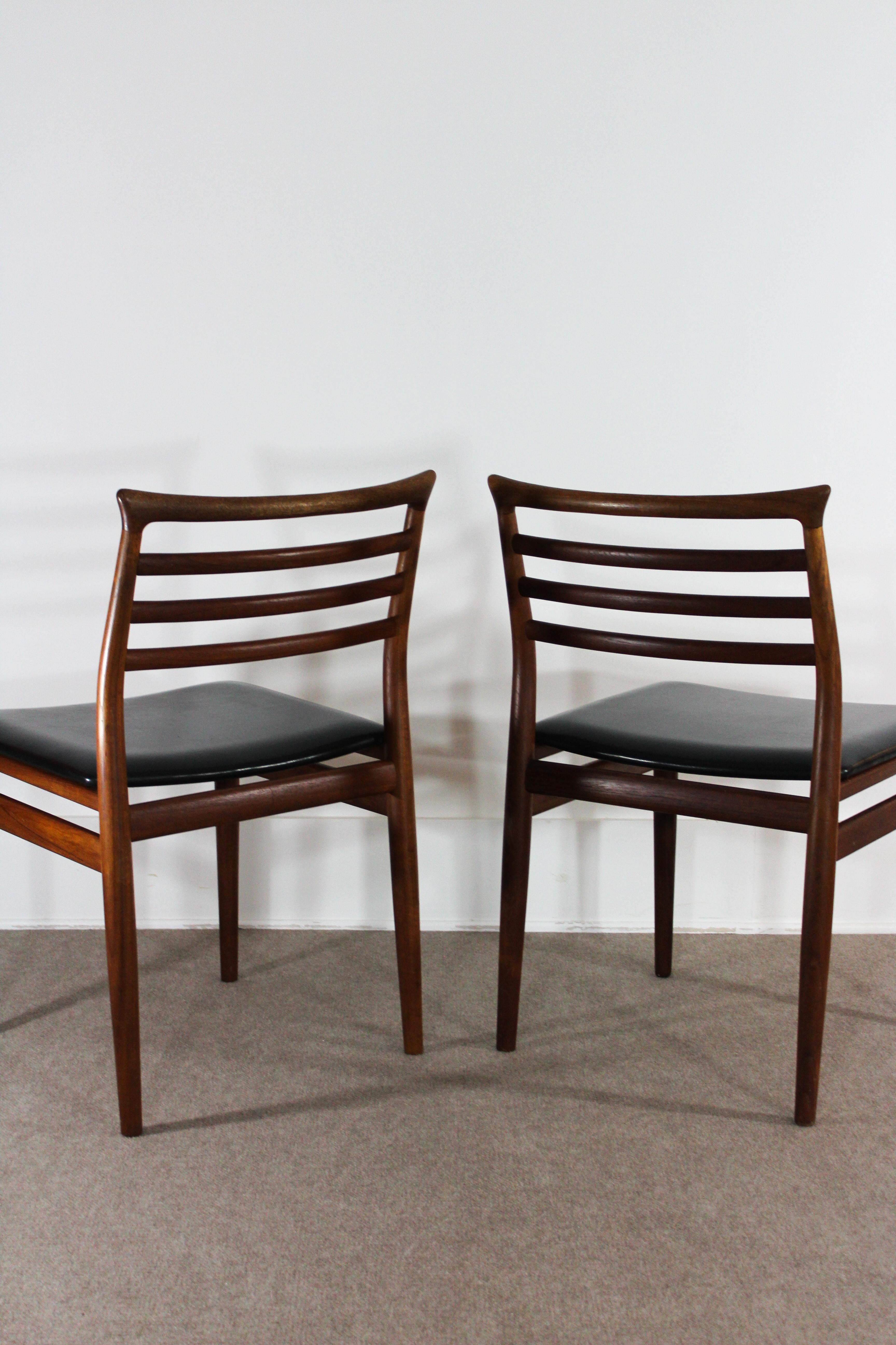 Midcentury Danish Erling Torvits Teak Dining Chairs, 2 Available 5