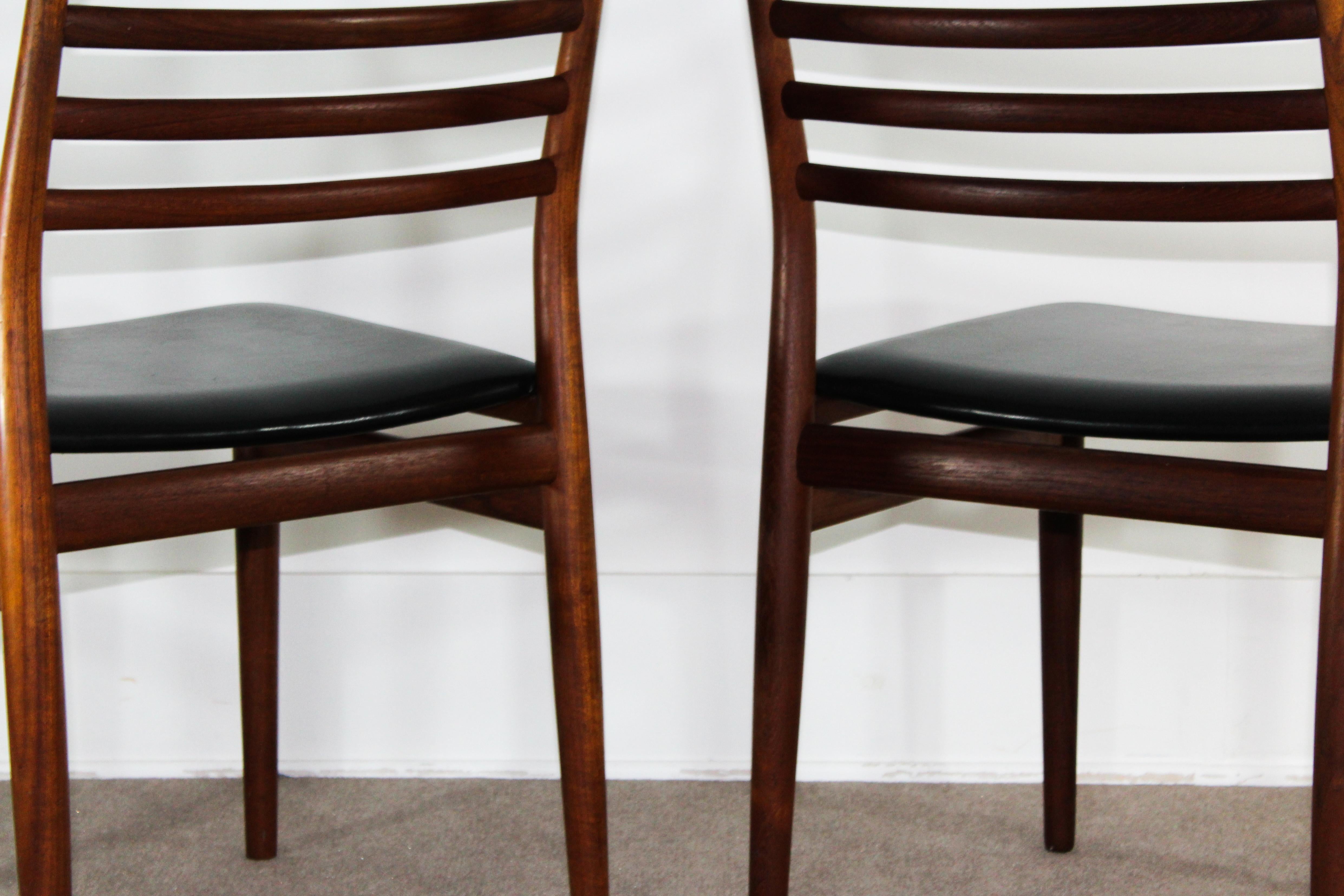 Midcentury Danish Erling Torvits Teak Dining Chairs, 2 Available 6