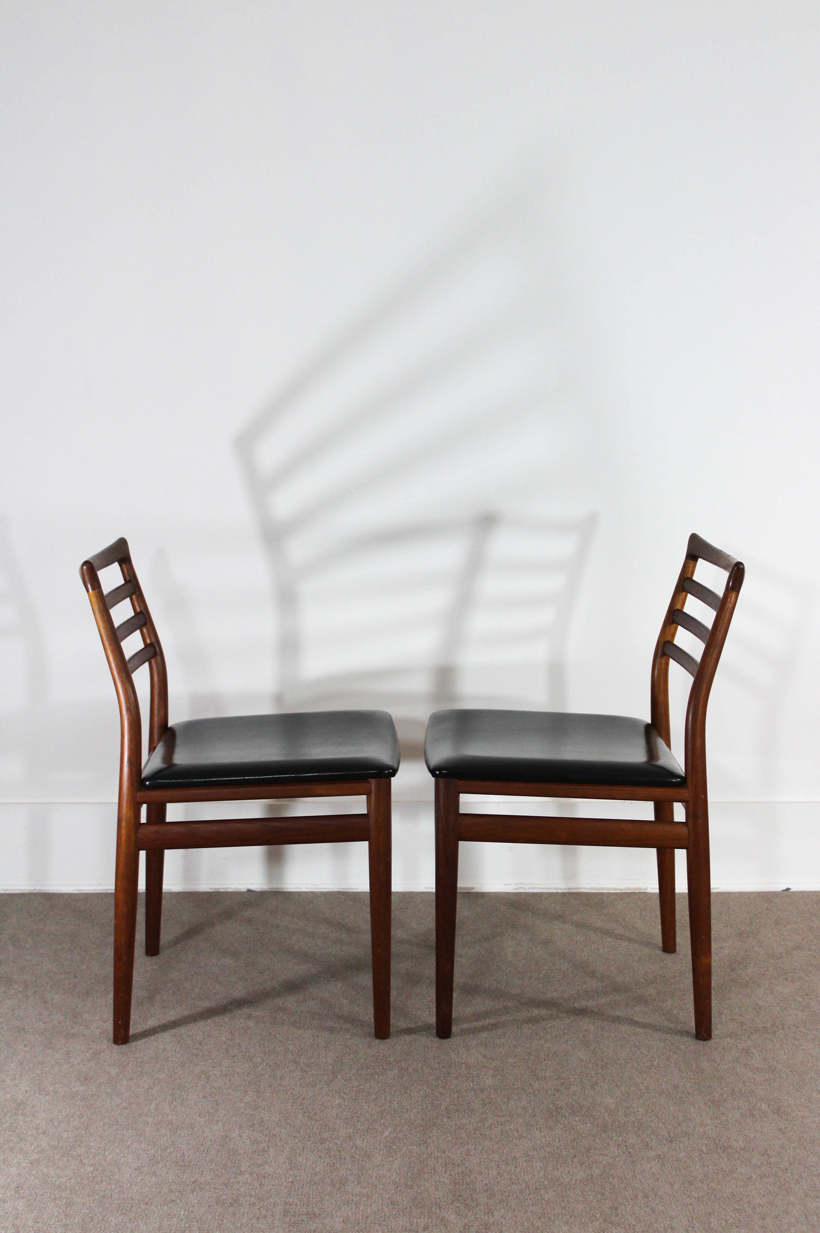 Midcentury Danish Erling Torvits Teak Dining Chairs, 2 Available 7