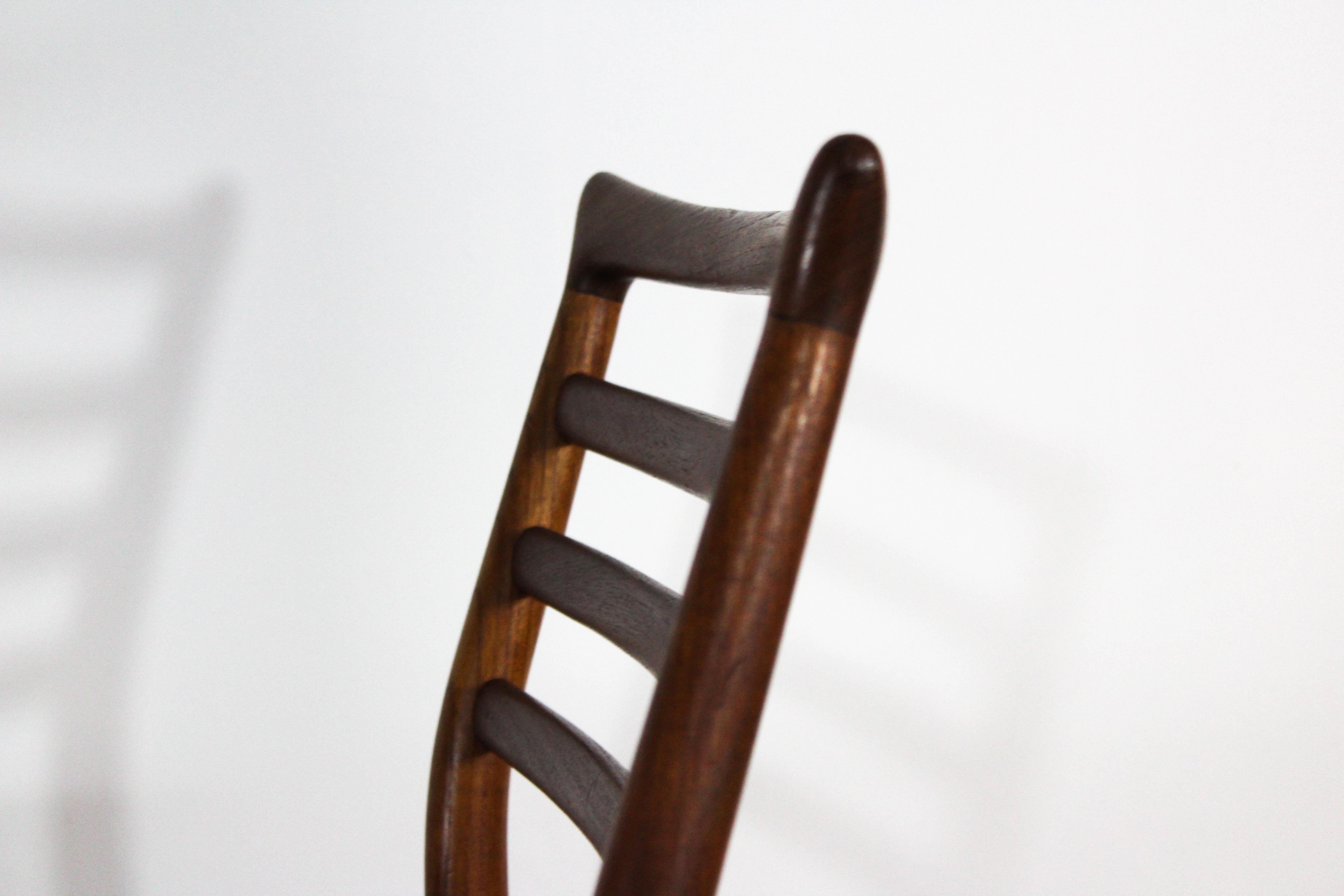 Midcentury Danish Erling Torvits Teak Dining Chairs, 2 Available 8