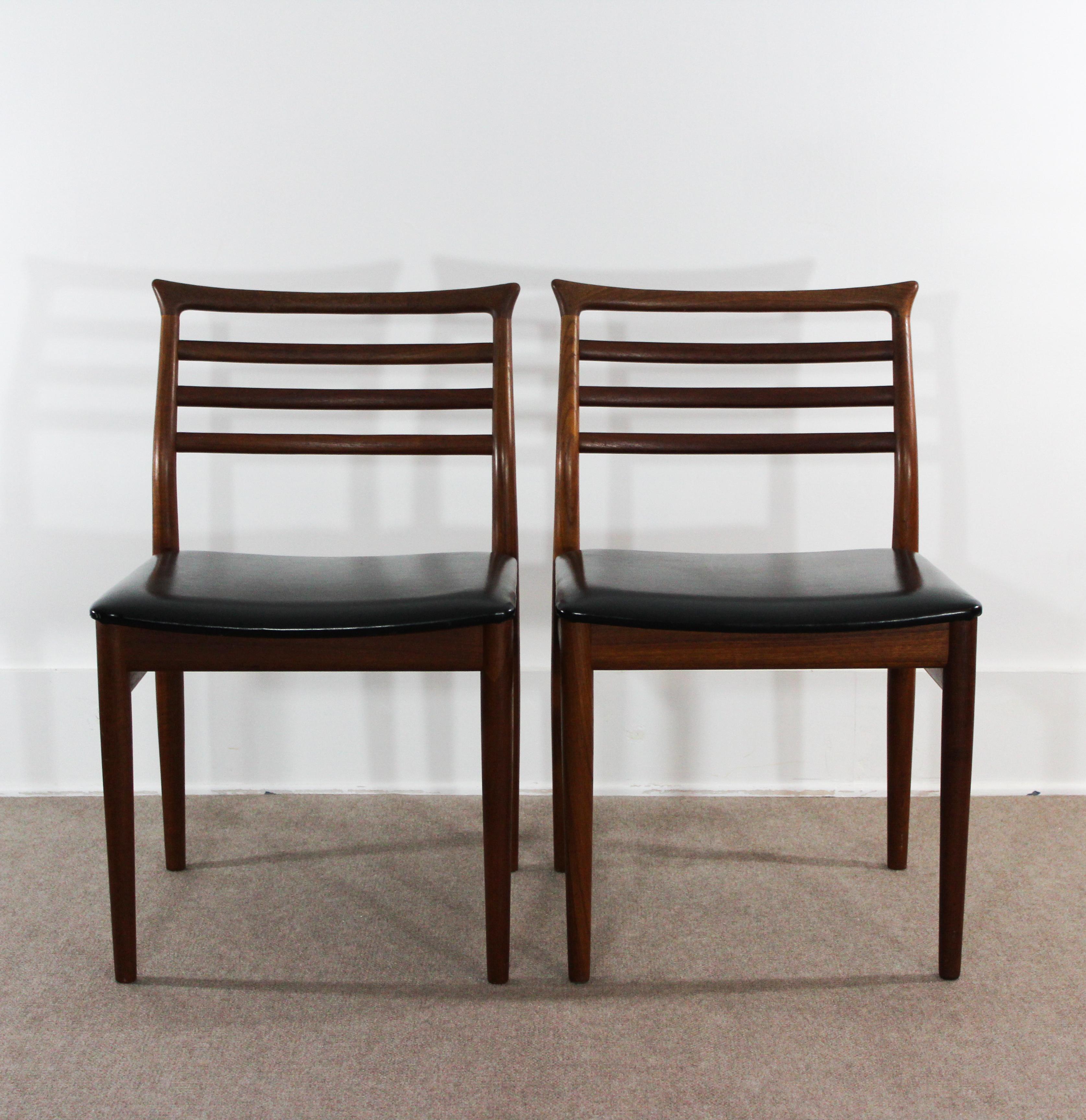 Midcentury Danish Erling Torvits Teak Dining Chairs, 2 Available 9