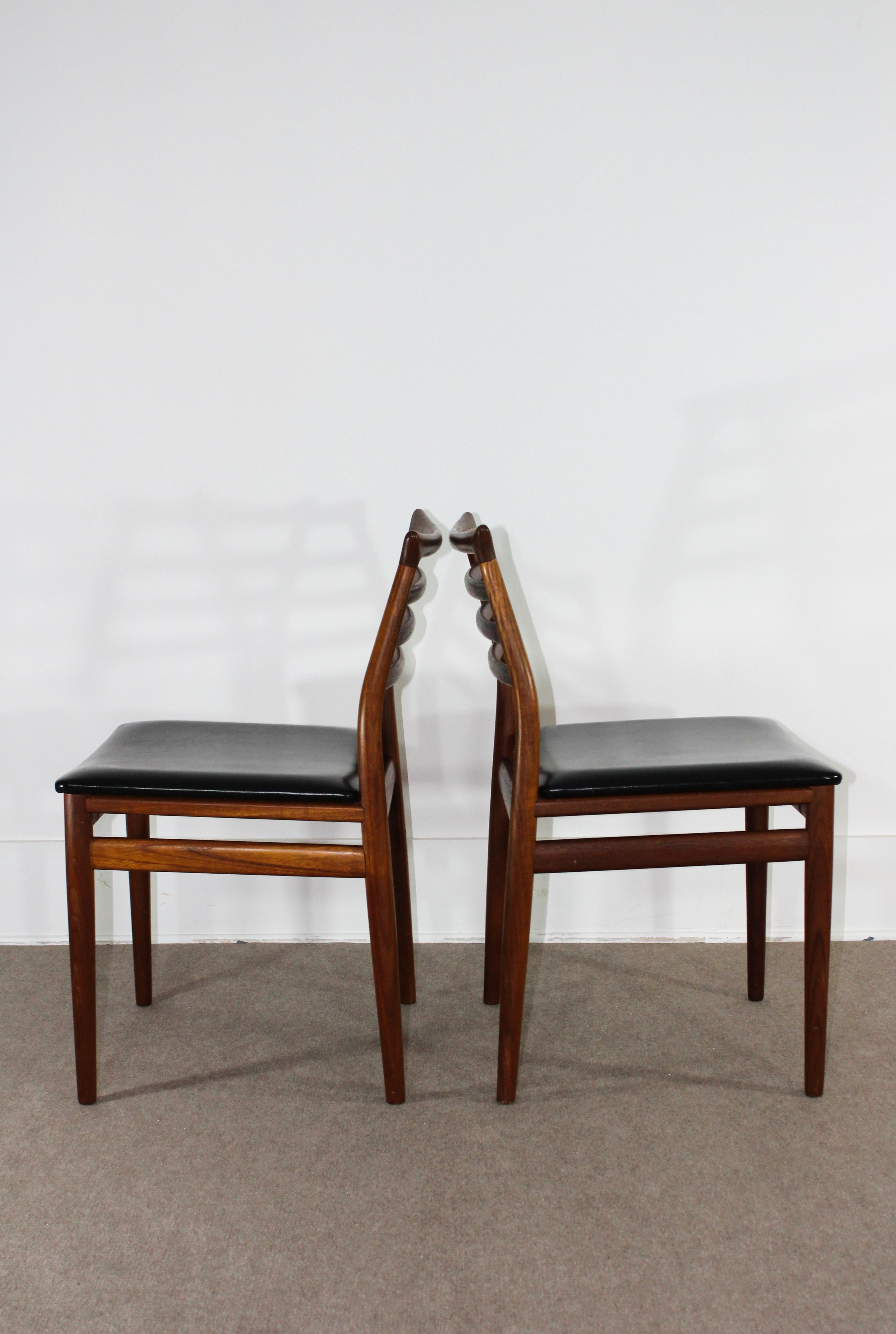 Midcentury Danish Erling Torvits Teak Dining Chairs, 2 Available 3