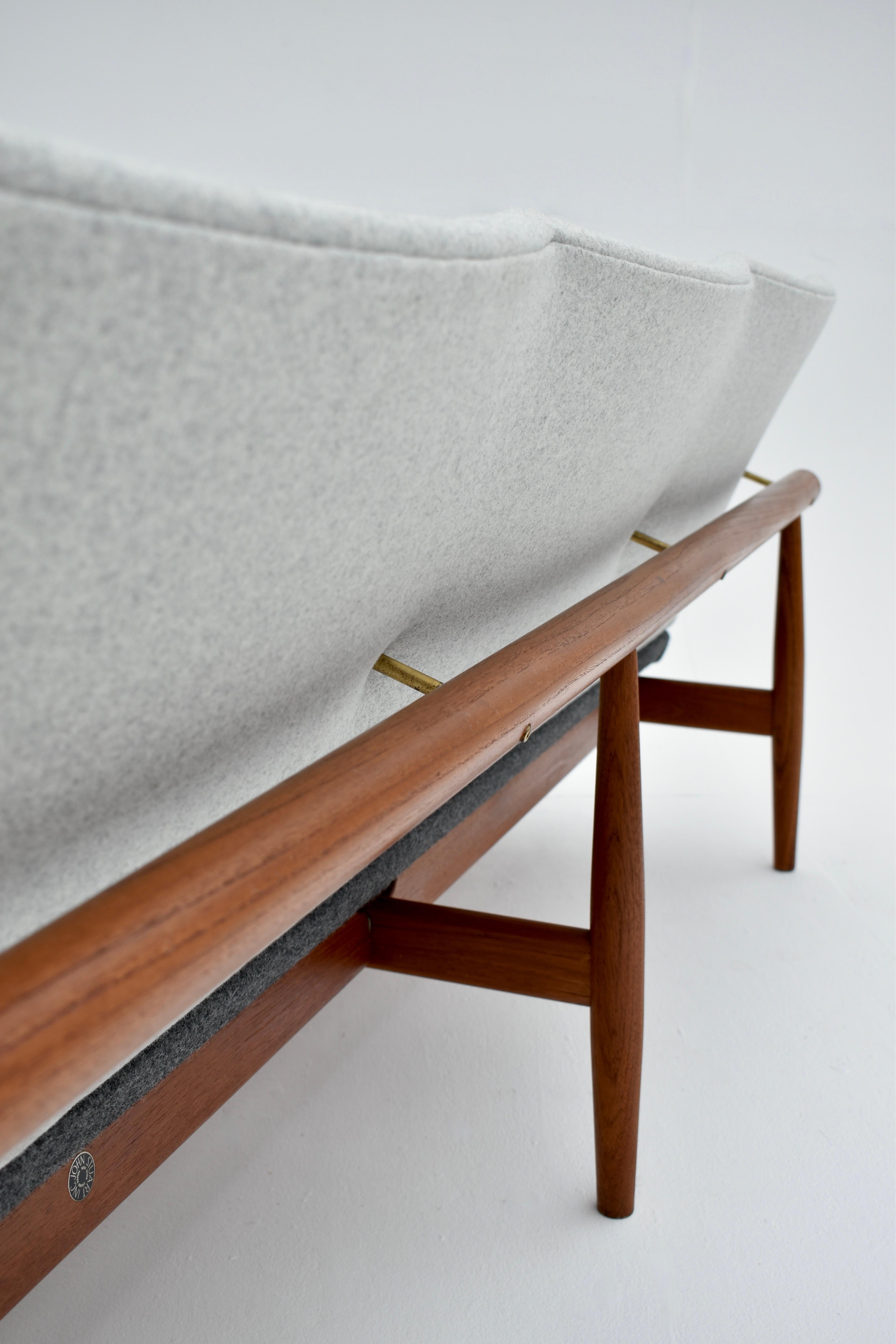Midcentury Danish Finn Juhl Model 137 Japan Sofa For France & Son For Sale 12