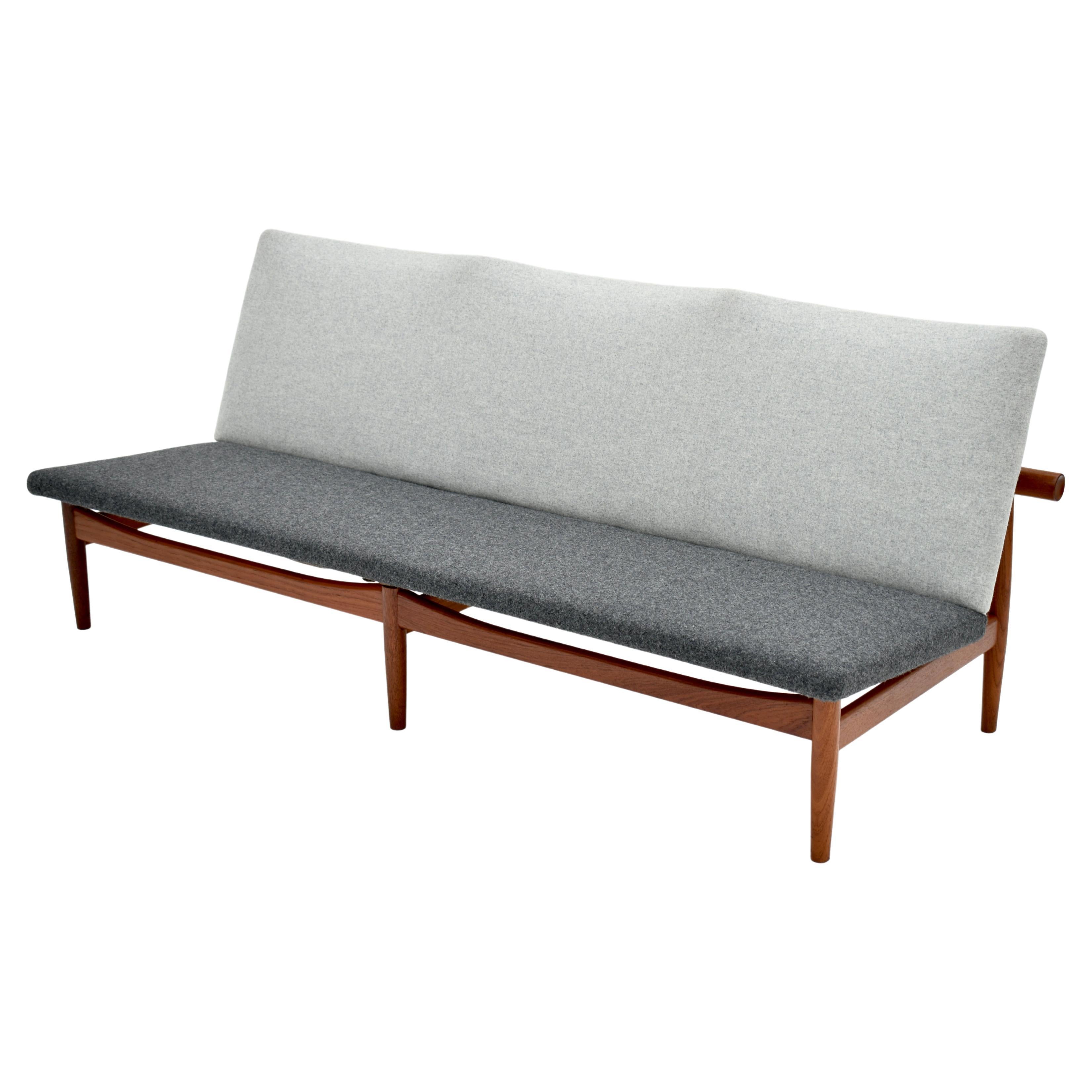 Midcentury Danish Finn Juhl Model 137 Japan Sofa For France & Son For Sale