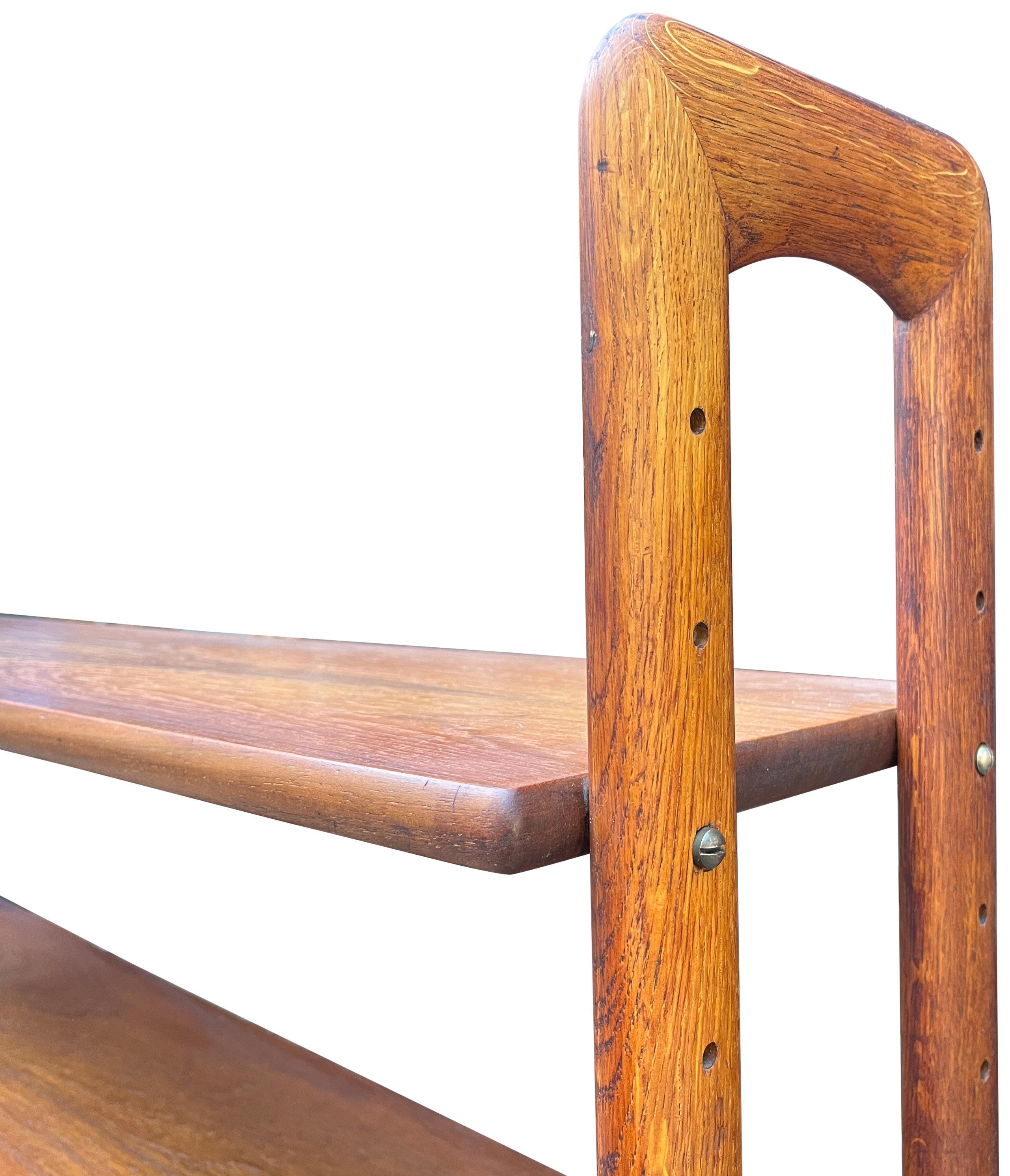Mid-Century Danish Freestanding Teak Bookshelf Wall Unit, Kurt Ostervig 2