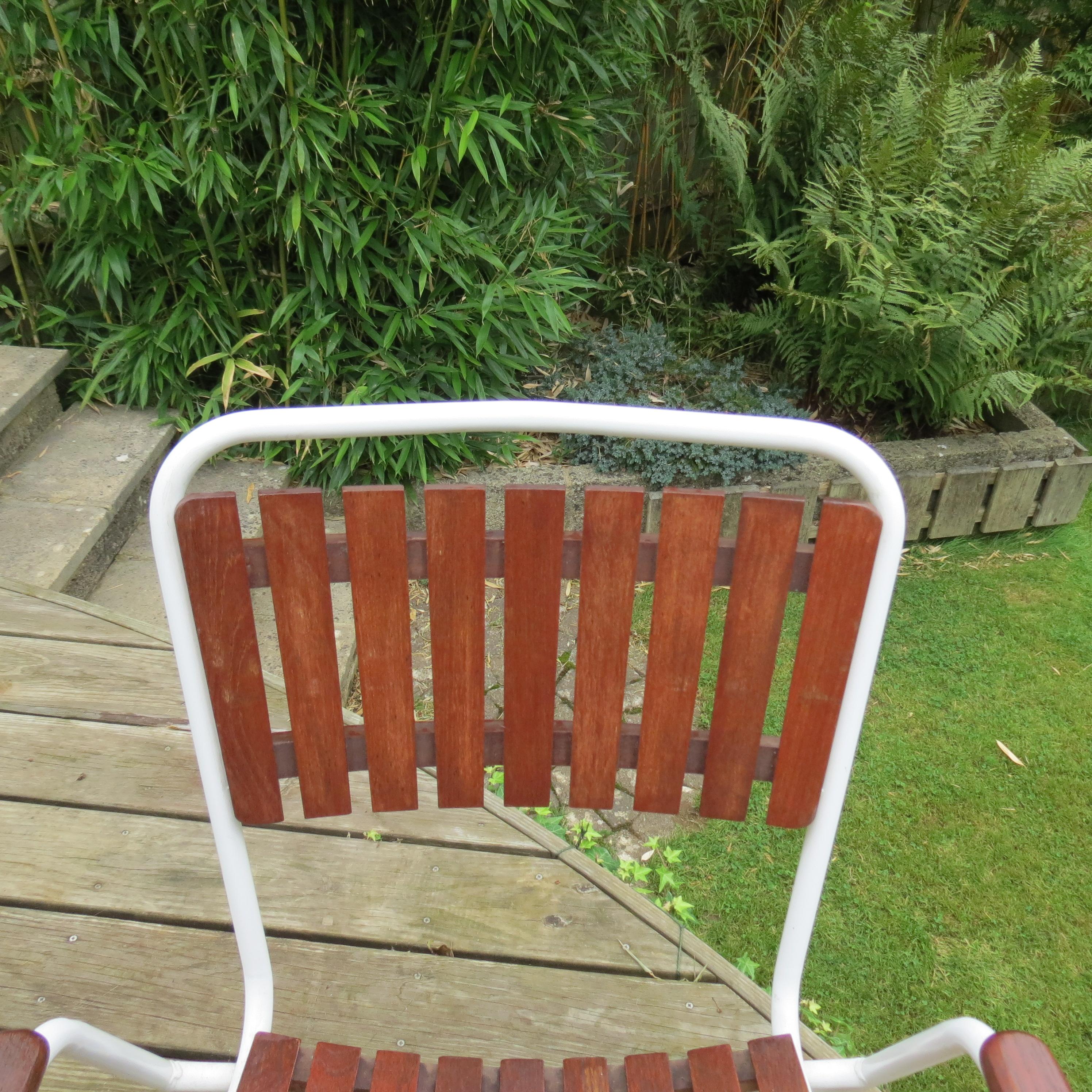 Midcentury Danish Garden Daneline Stacking chair 2