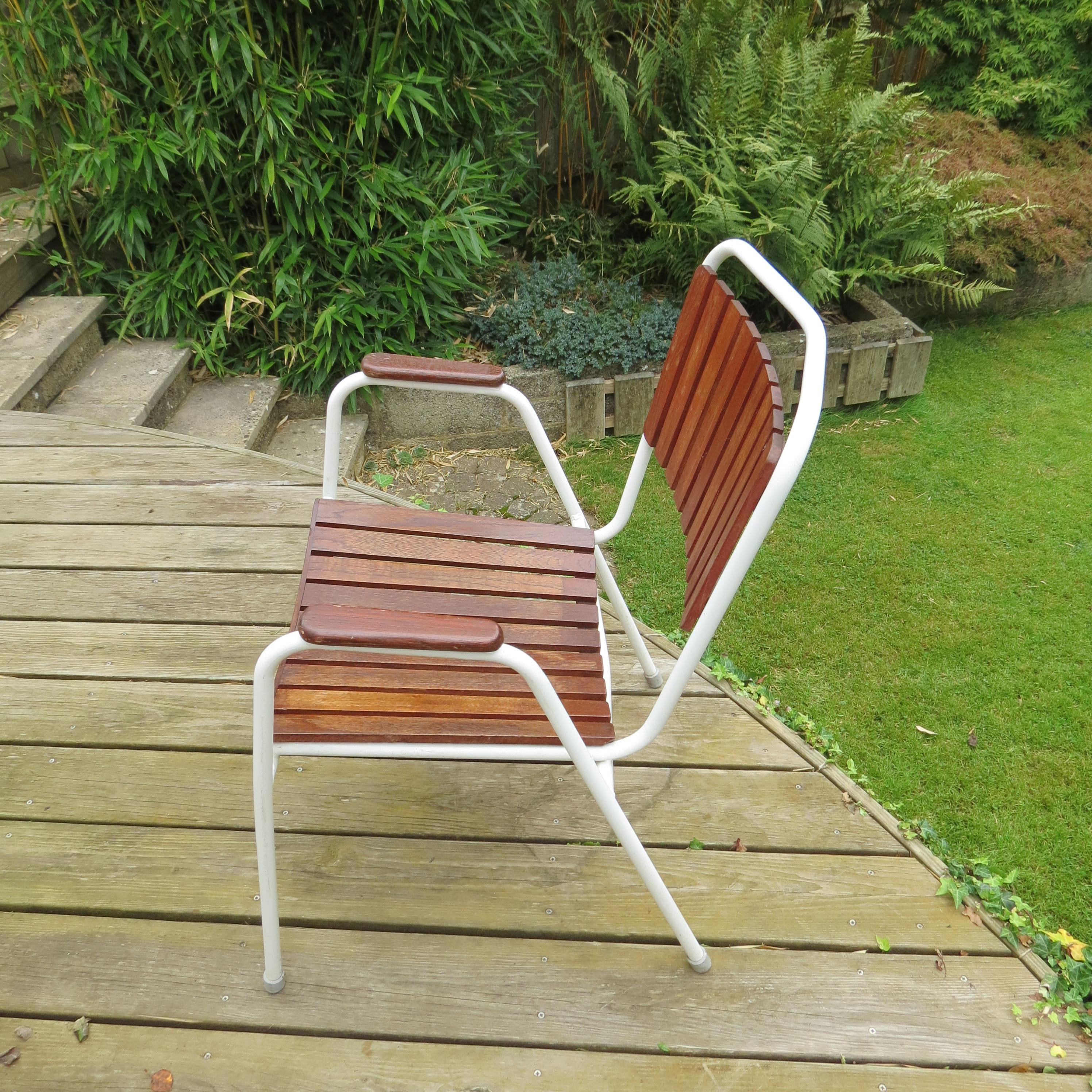 Mid-Century Modern Midcentury Danish Garden Daneline Stacking chair