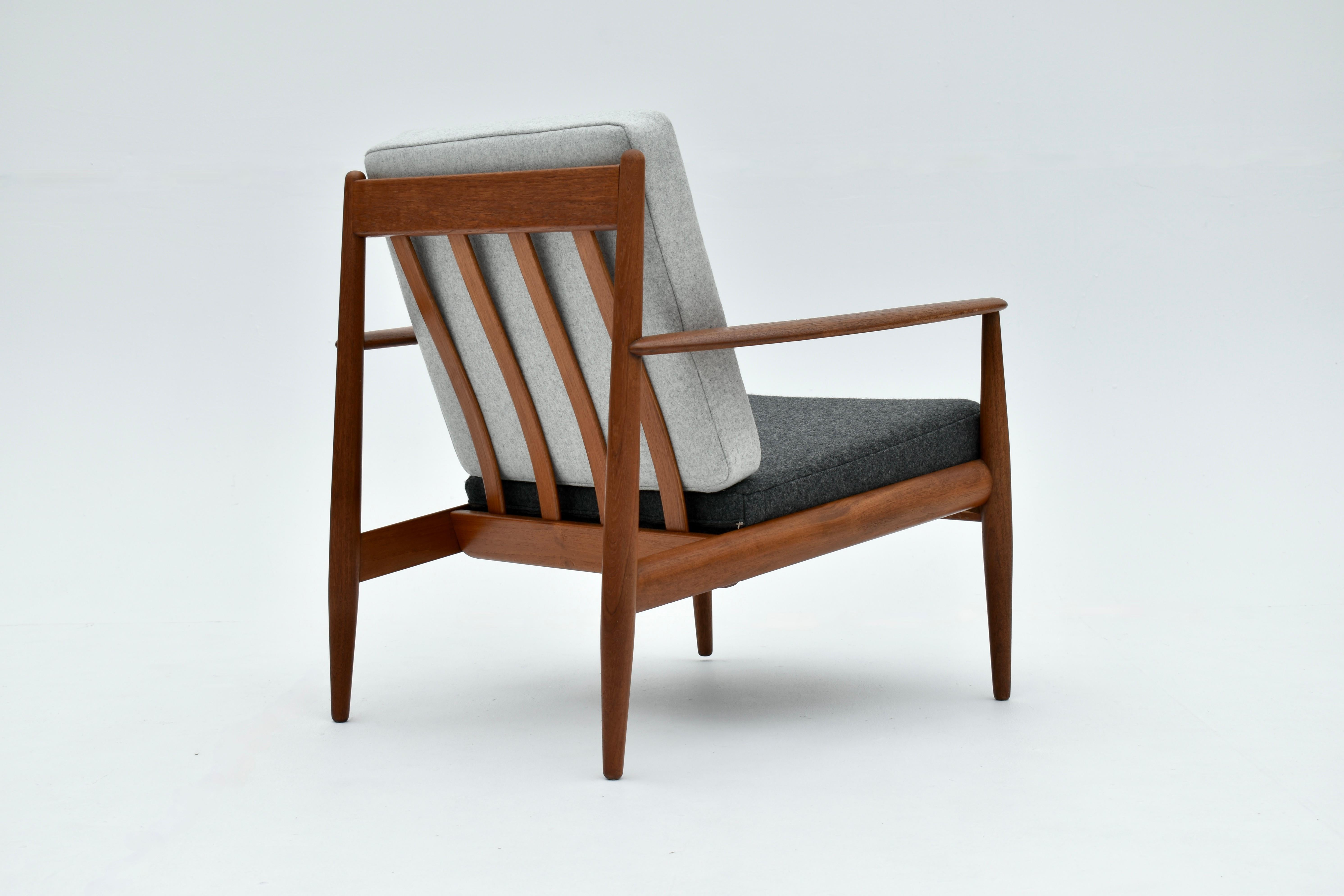 Mid-20th Century Midcentury Danish Grete Jalk Model 118 Teak Lounge Chair For France & Son