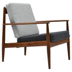 Midcentury Danish Grete Jalk Model 118 Teak Lounge Chair For France & Son