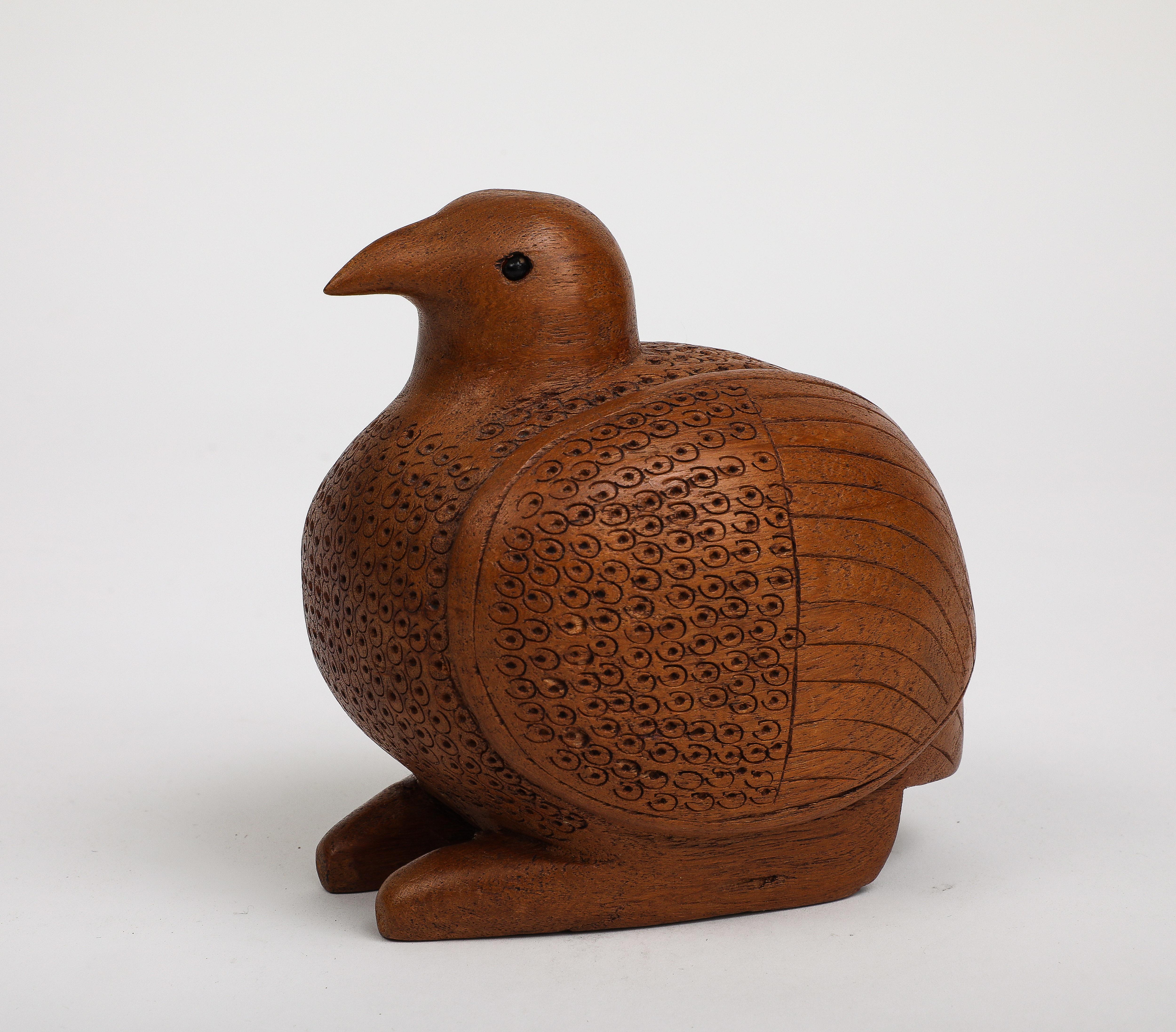 Mid-Century Modern Oiseau danois du milieu du siècle en bois sculpté à la main, vers 1950 en vente