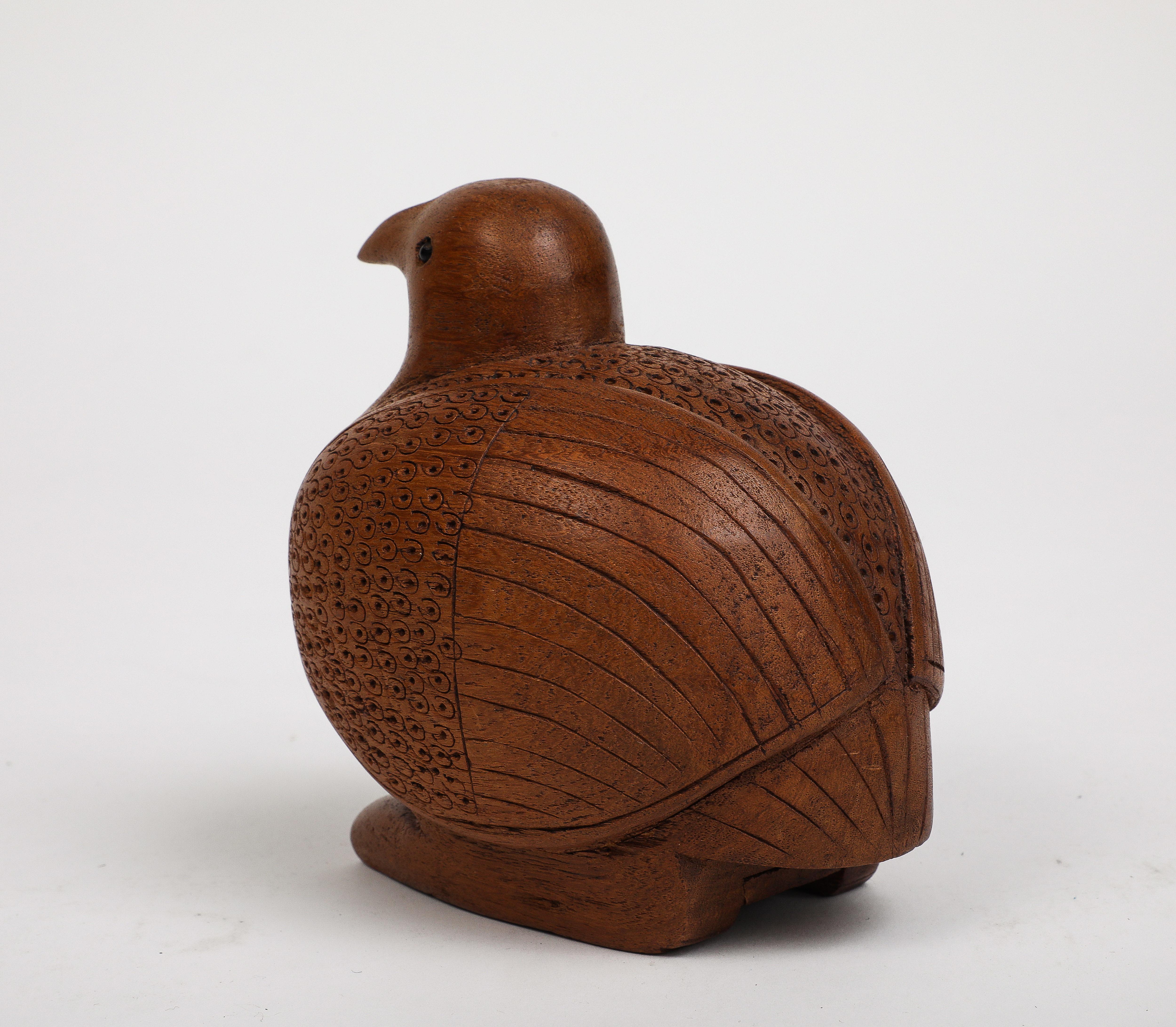 Oiseau danois du milieu du siècle en bois sculpté à la main, vers 1950 en vente 1