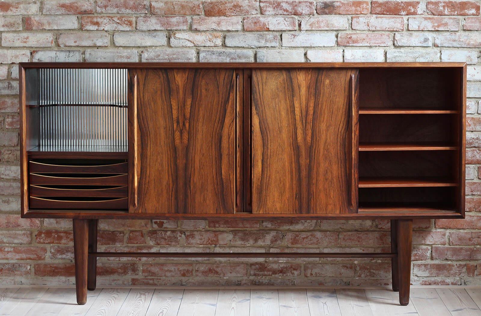 Mid-Century Modern Midcentury Danish Highboard by H. P. Hansen, 1960s