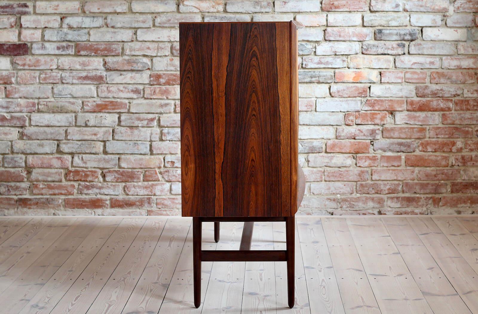 Midcentury Danish Highboard by H. P. Hansen, 1960s In Good Condition In Wrocław, Poland