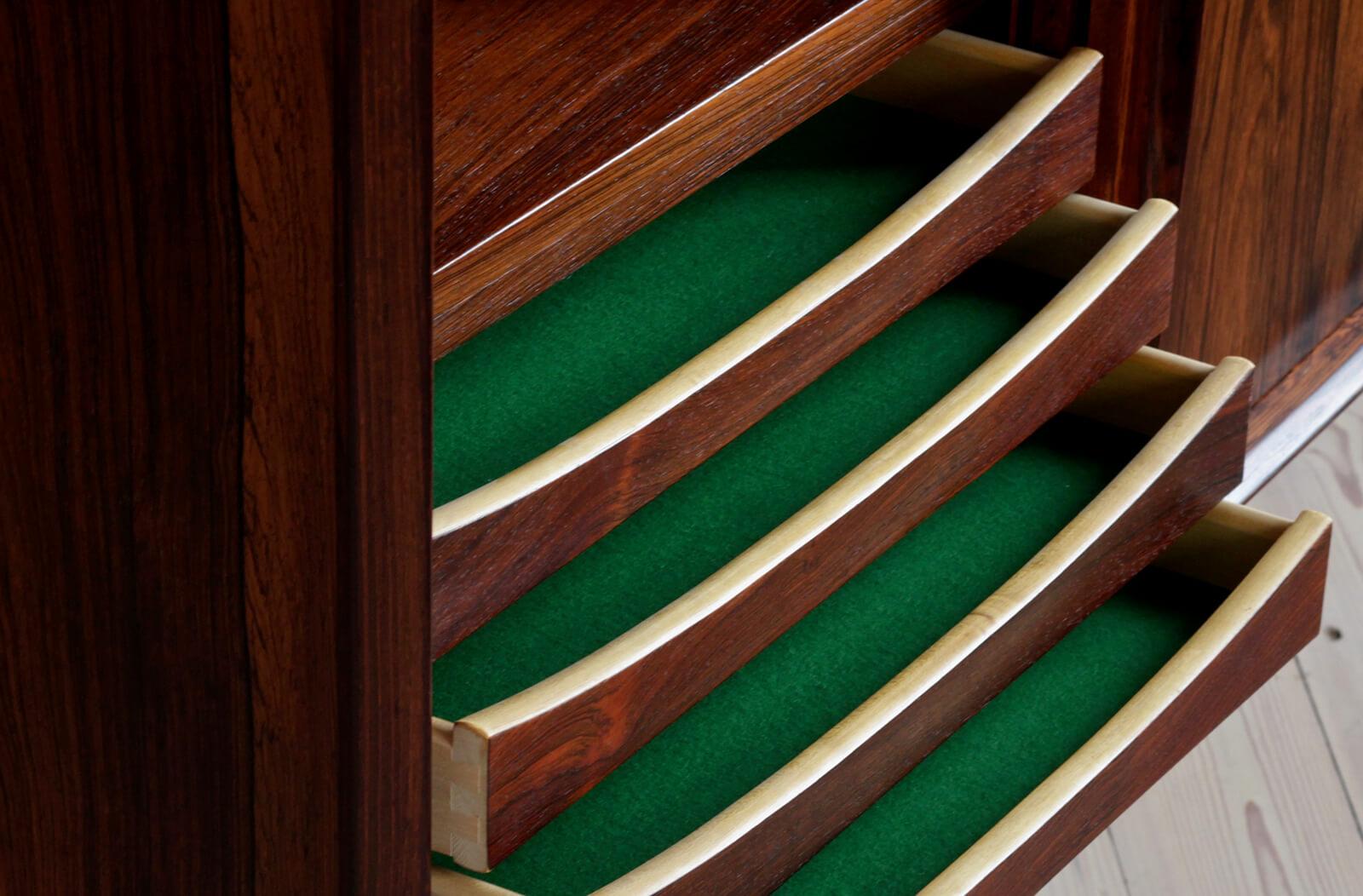 Midcentury Danish Highboard by H. P. Hansen, 1960s 2