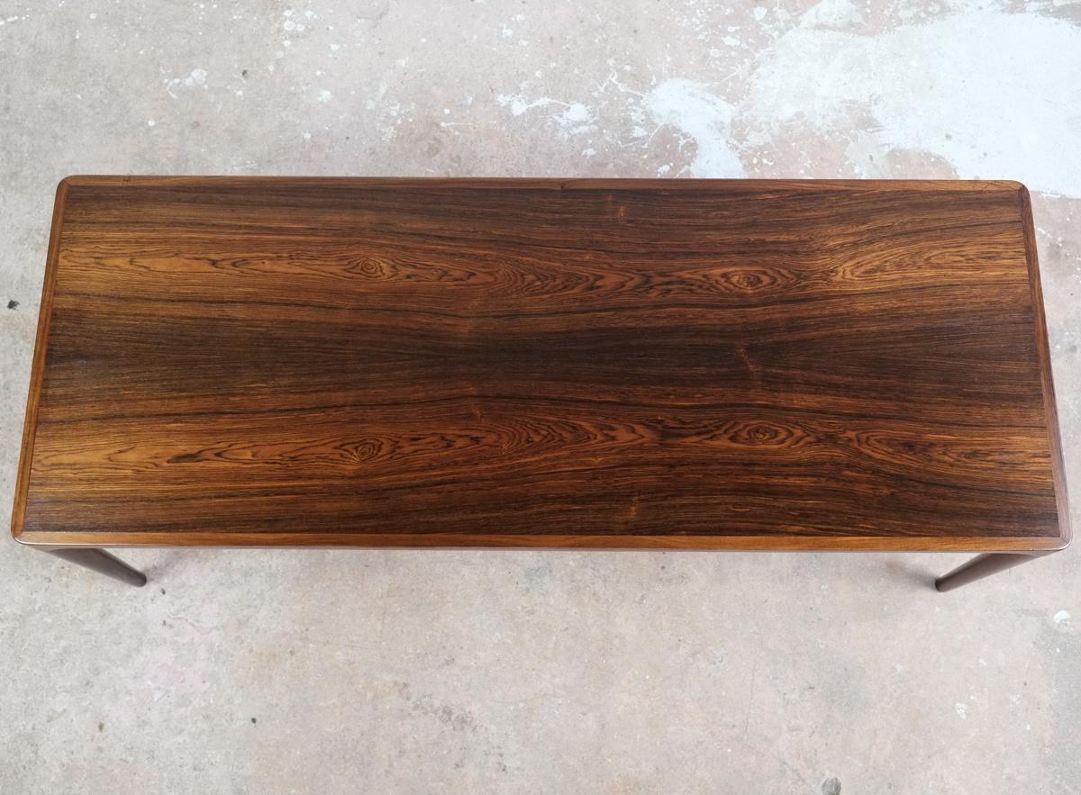 Mid-Century Modern Midcentury Danish Long Coffee Table in Rosewood, 1960s