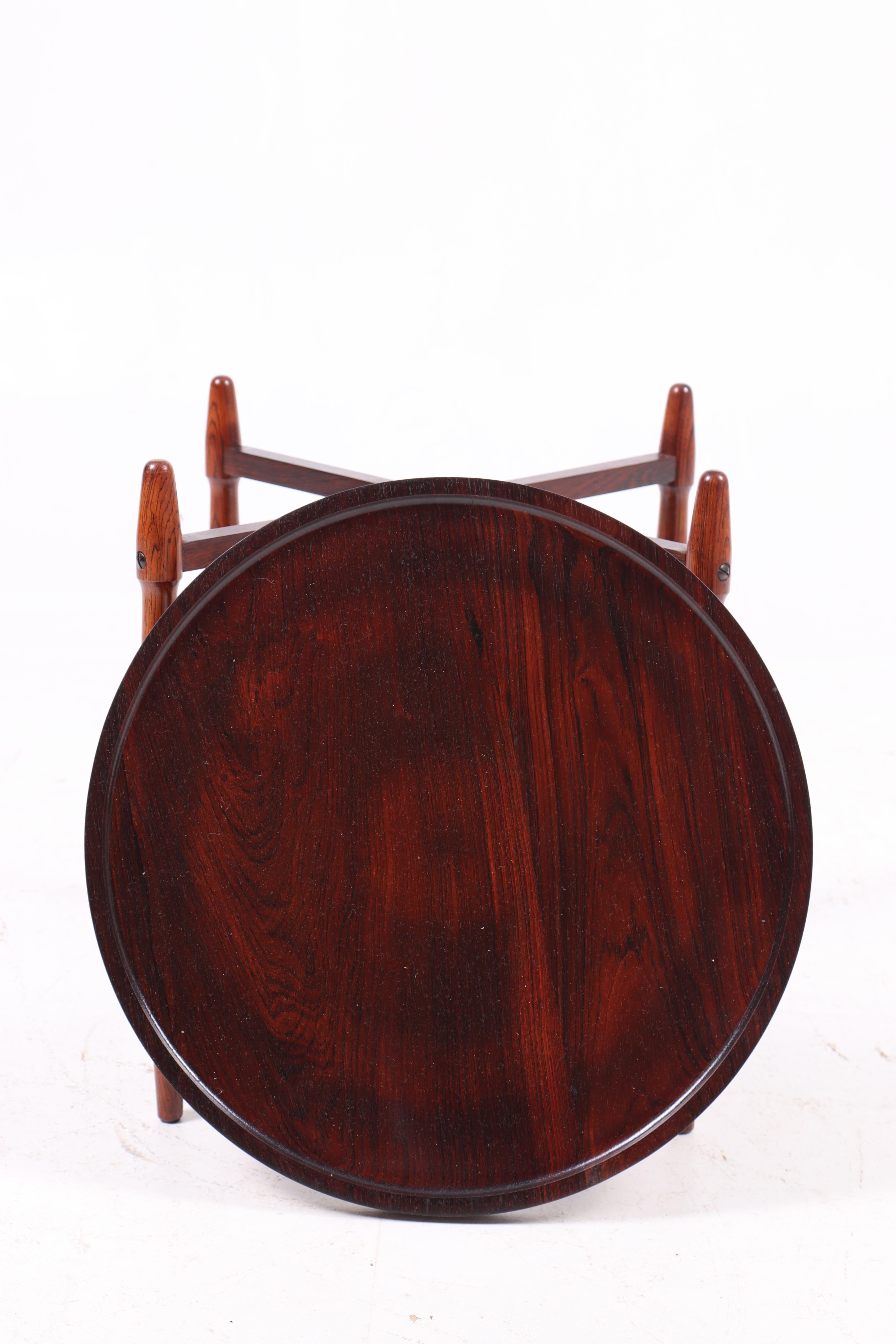 Milieu du XXe siècle Table basse danoise du milieu du siècle dernier en bois de rose massif par Hundevad, années 1960 en vente