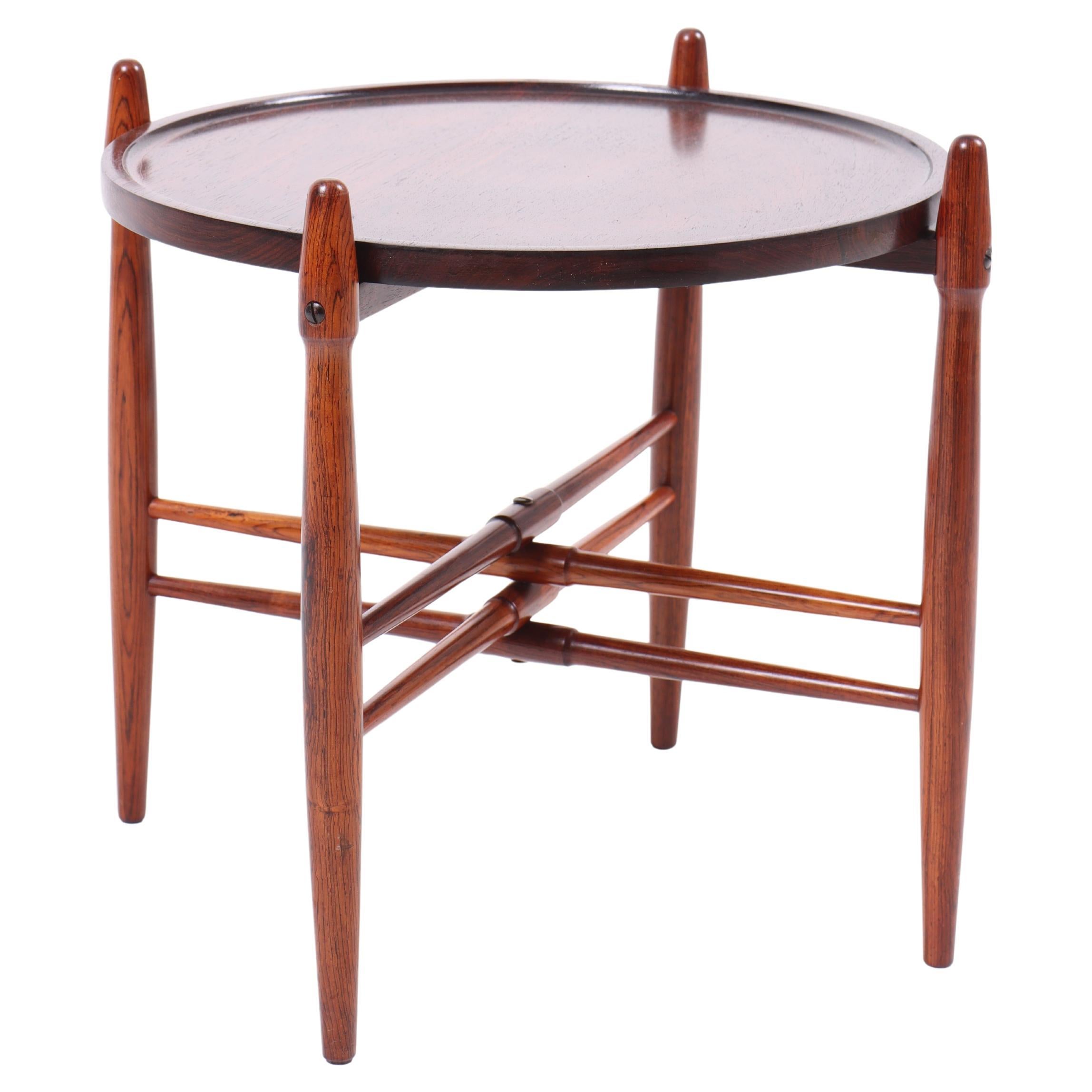 Dänischer niedriger Tisch aus massivem Palisanderholz von Hundevad, 1960er Jahre