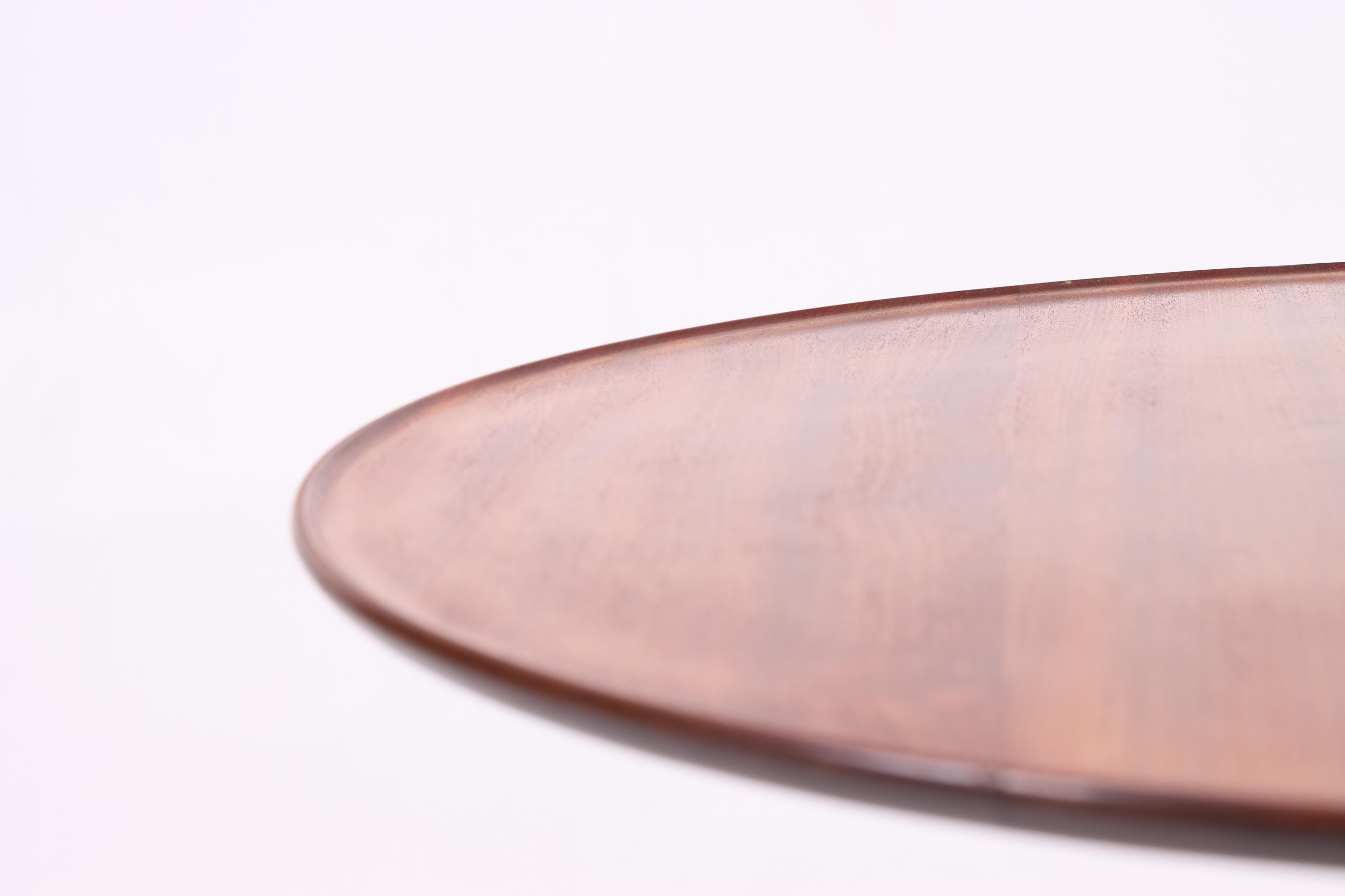 Scandinave moderne Table basse danoise du milieu du siècle, acajou massif par l'ébéniste Frits Henningsen en vente