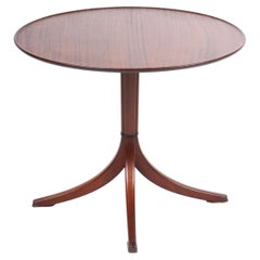 Midcentury Danish Low Table, Solid Mahogany by Cabinetmaker Frits Henningsen