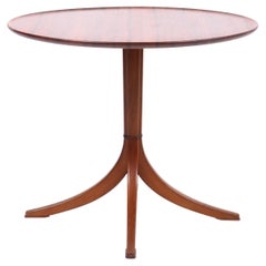 Midcentury Danish Low Table, Solid Mahogany by Cabinetmaker Frits Henningsen