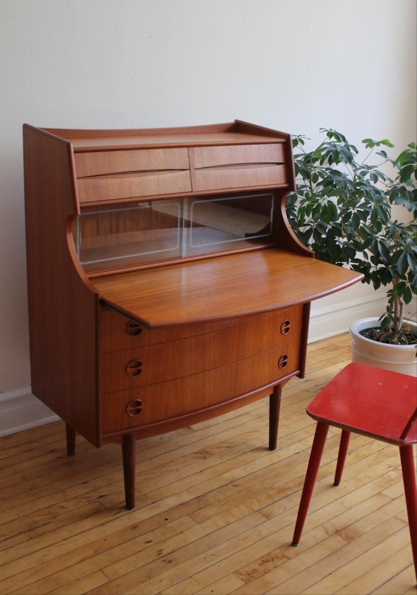 Midcentury Danish Modern Arne Vodder Secretary Desk 2