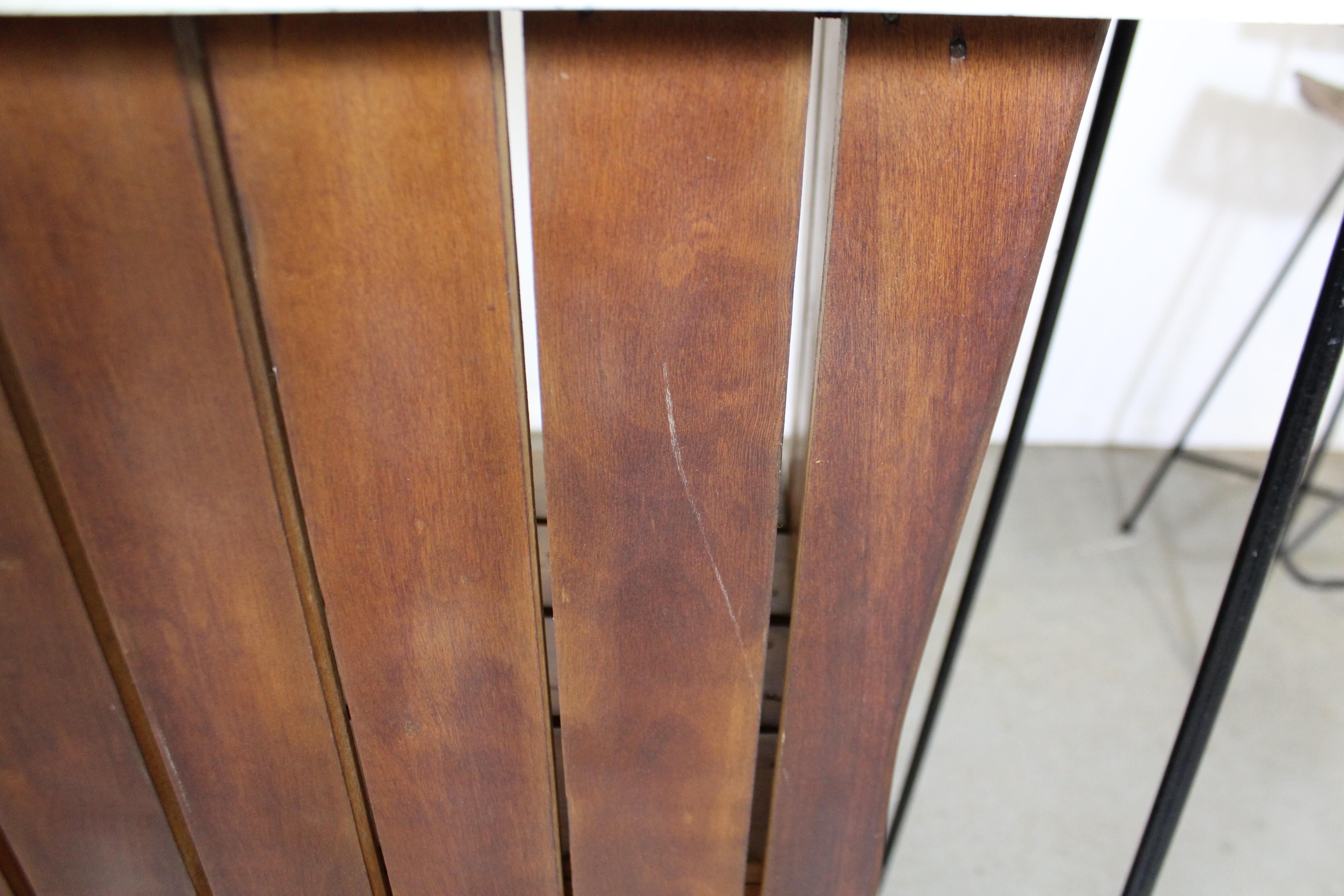Midcentury Danish Modern Arthur Umanoff Three-Piece Bar and Pair of Stools 3