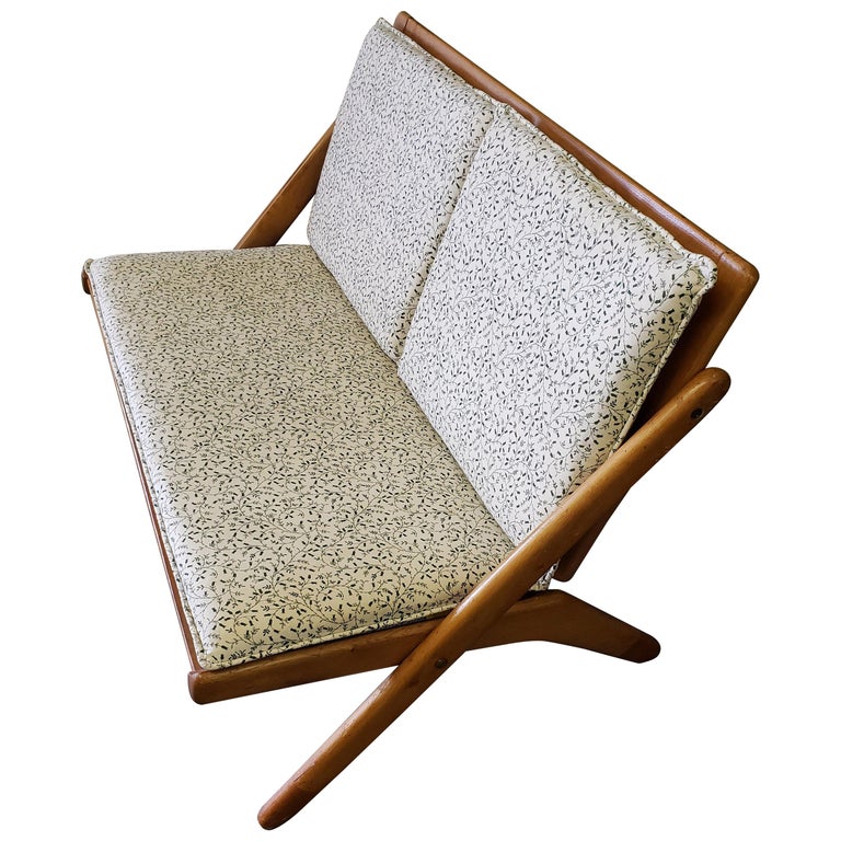 Midcentury Danish Modern Bench by Arne Hovmand Olsen at 1stDibs