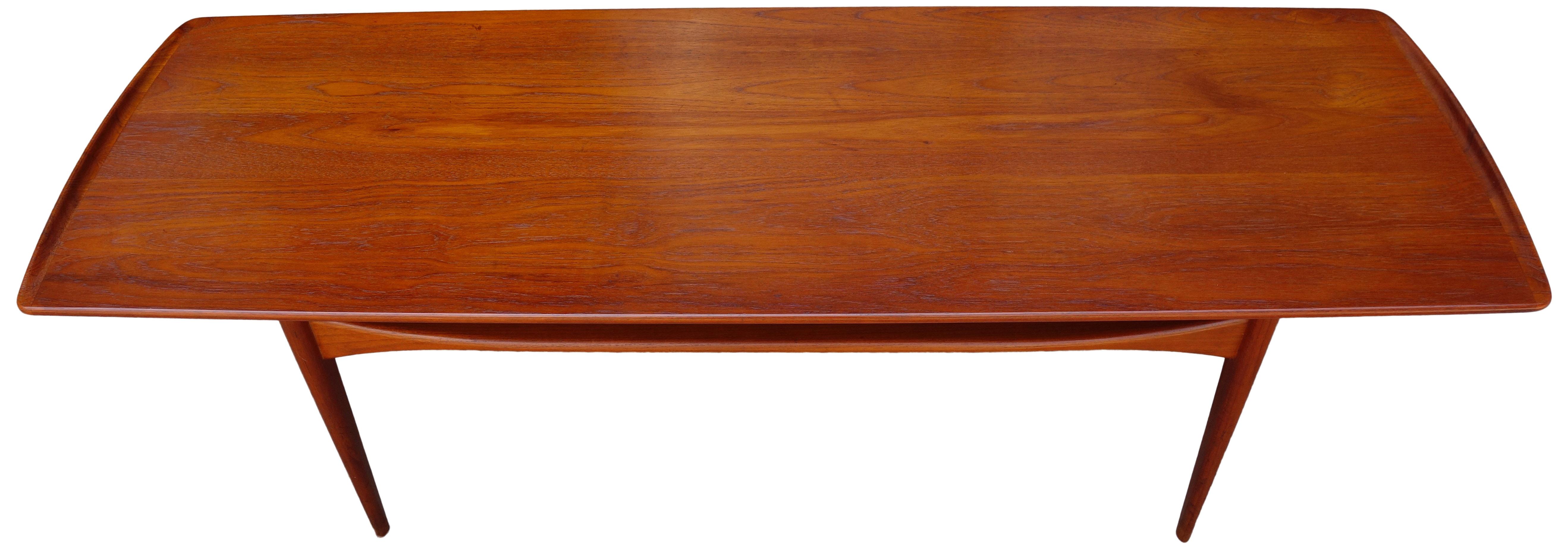 20th Century Midcentury Danish Modern Coffee Table by Kindt-Larsen for France and Daverkosen For Sale