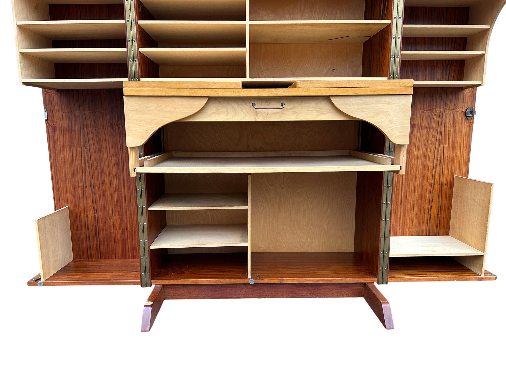 Midcentury Danish Modern Desk in Rosewood Mummenthaler and Meier Magic Box 1