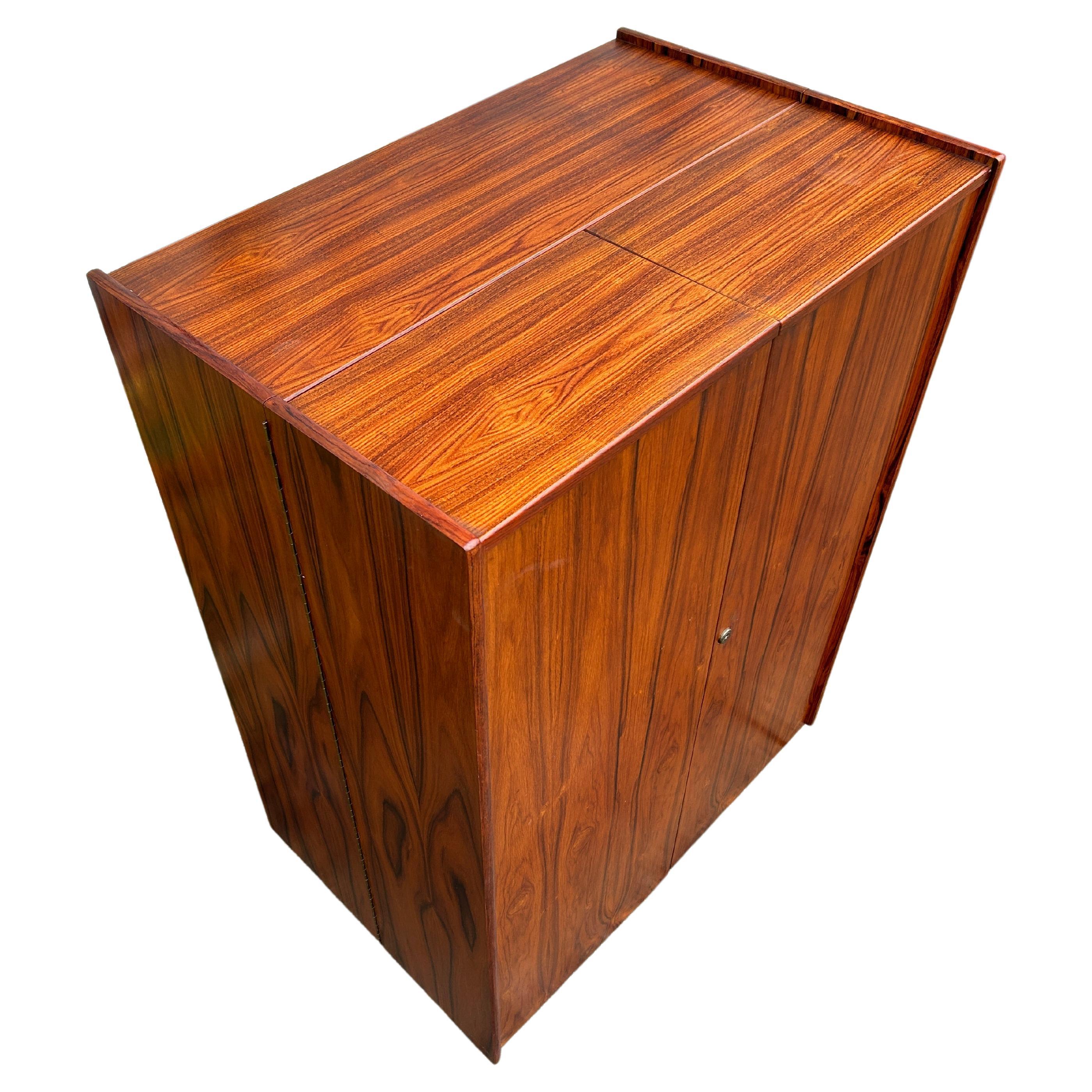 Midcentury Danish Modern Desk in Rosewood Mummenthaler and Meier Magic Box 5