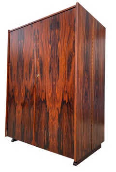Bureau moderne danois du milieu du siècle en bois de rose Mummenthaler & Meier Magic Box